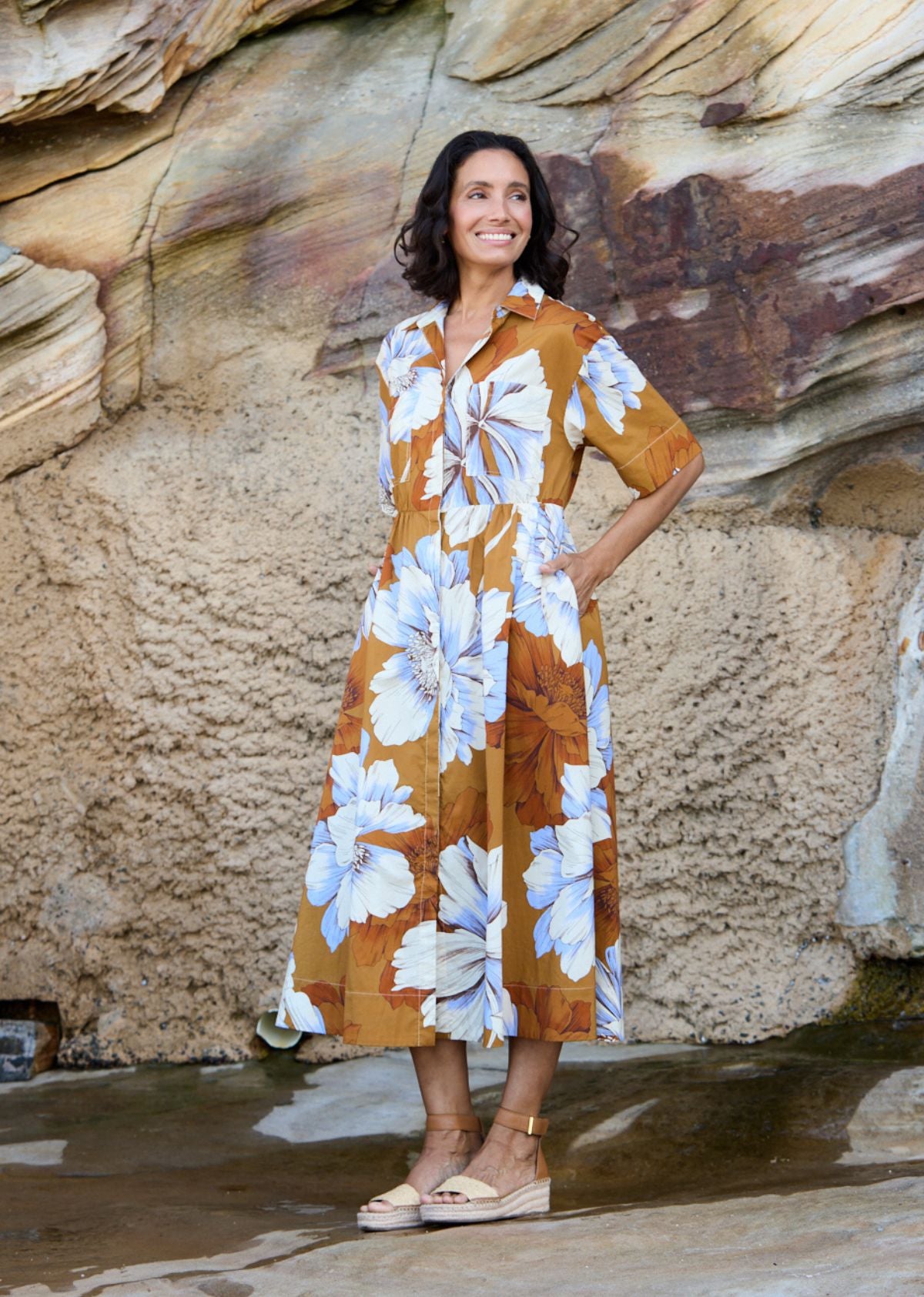ADELE SHIRTDRESS - MARIPOSA PRINT