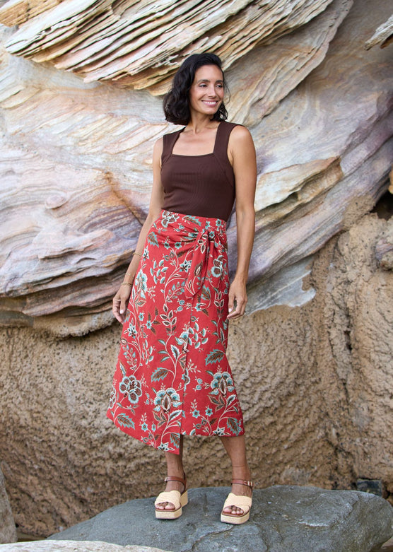 LEYLA SKIRT - POSEY PRINT