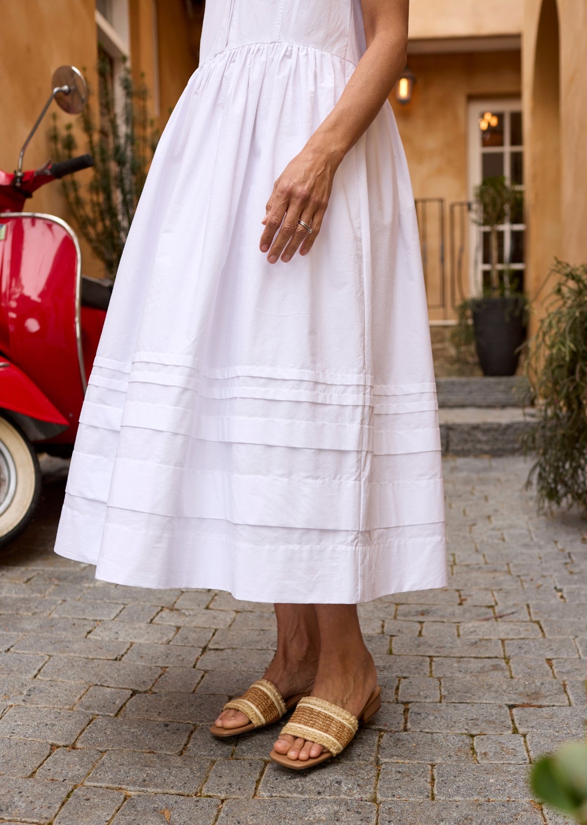 GRACIE SHIRTDRESS - WHITE – M A Y E