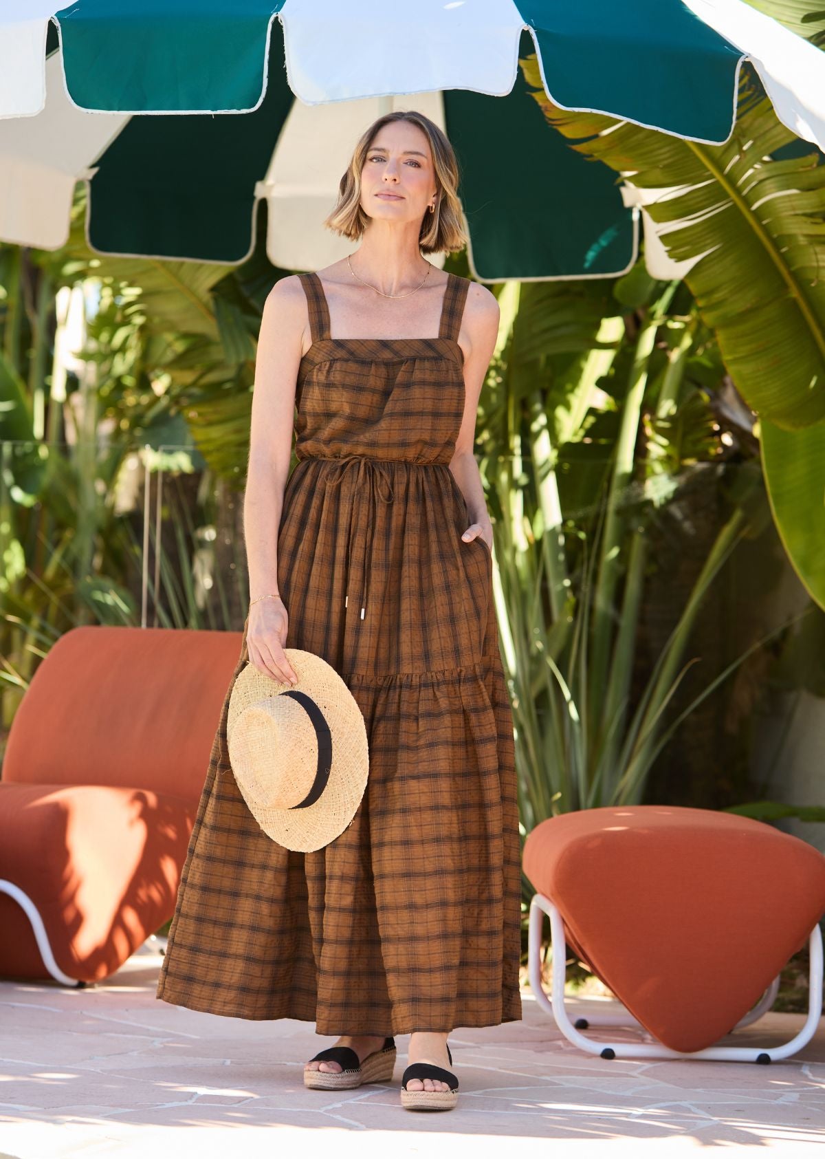 HELENE DRESS - CHOCOLATE