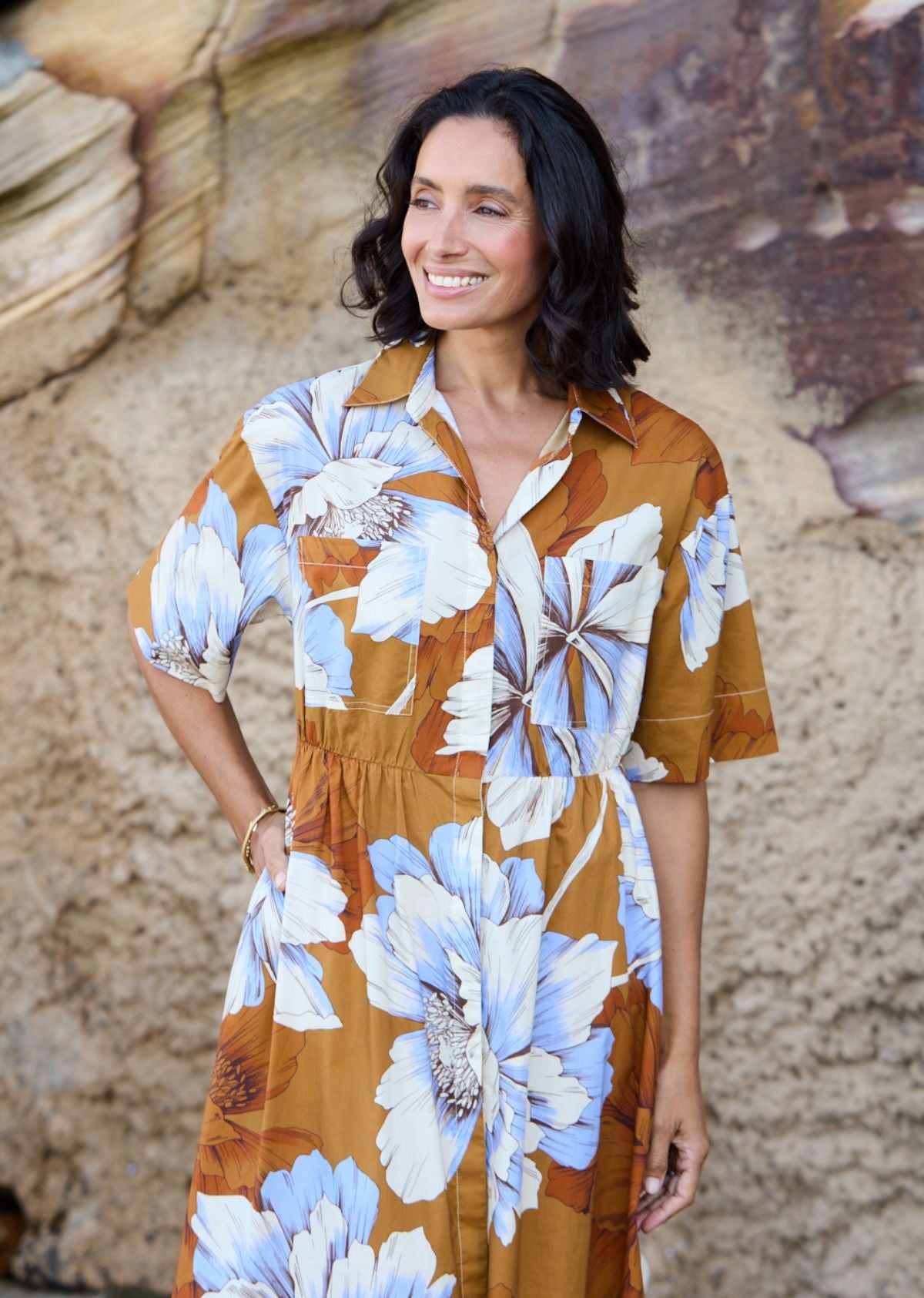 ADELE SHIRTDRESS - MARIPOSA PRINT