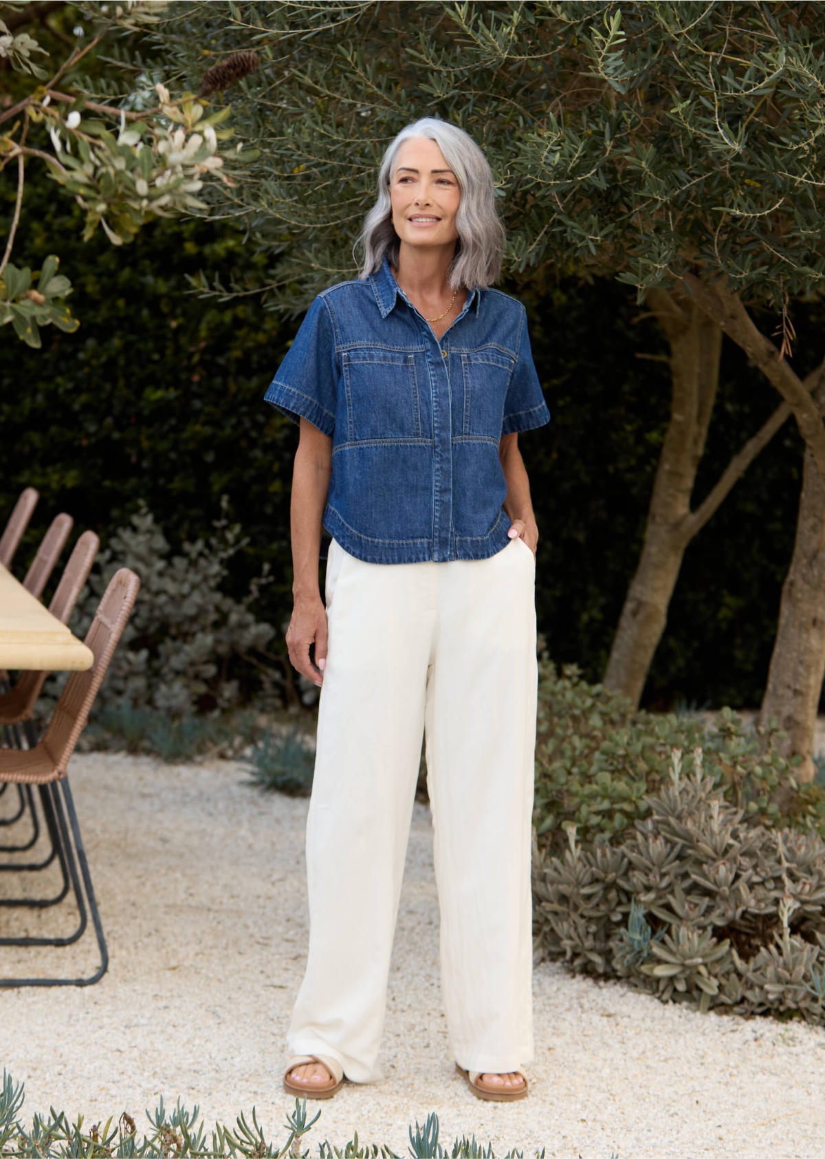 SADIE DENIM SHIRT