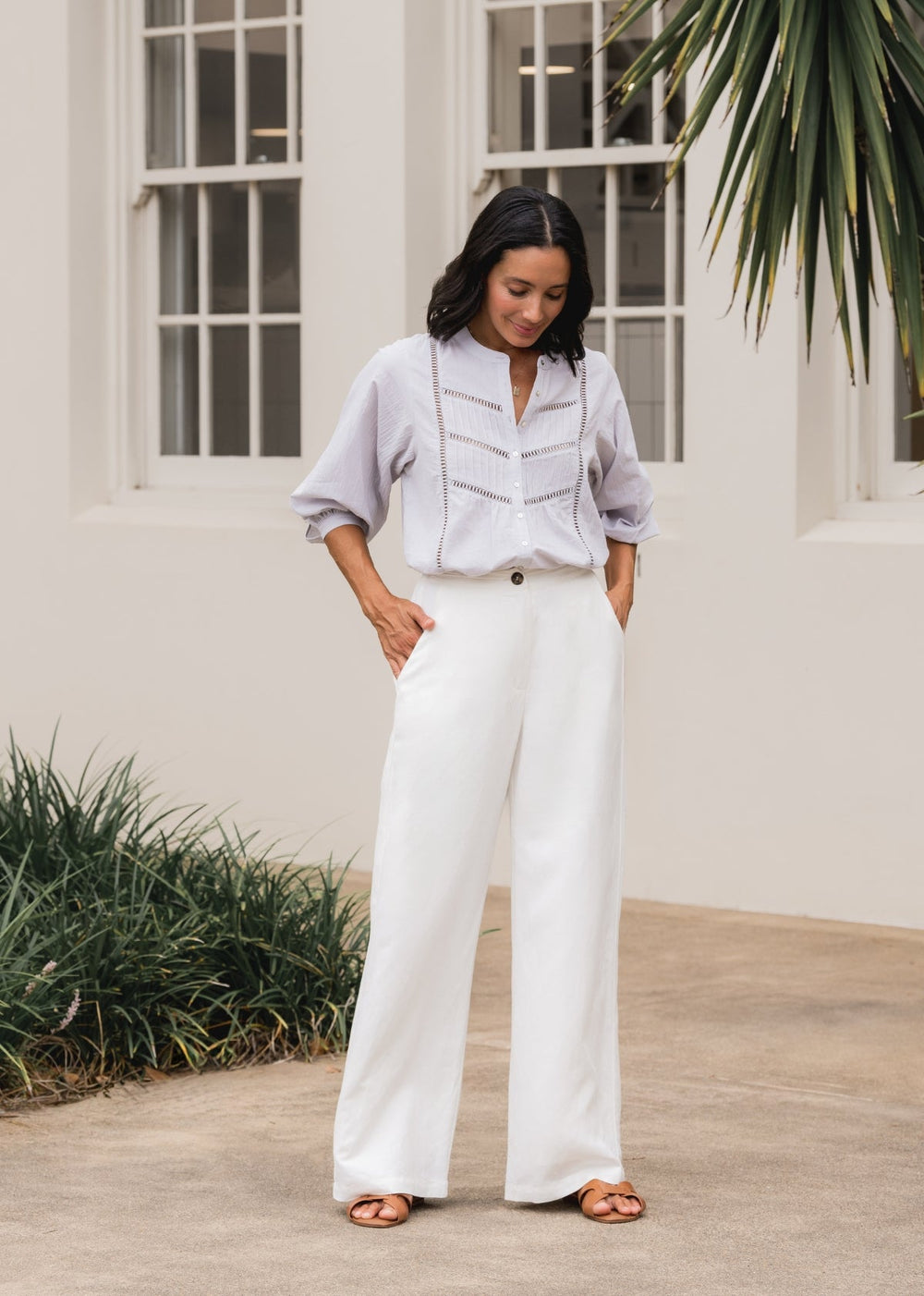 ESTELLA PANT - IVORY