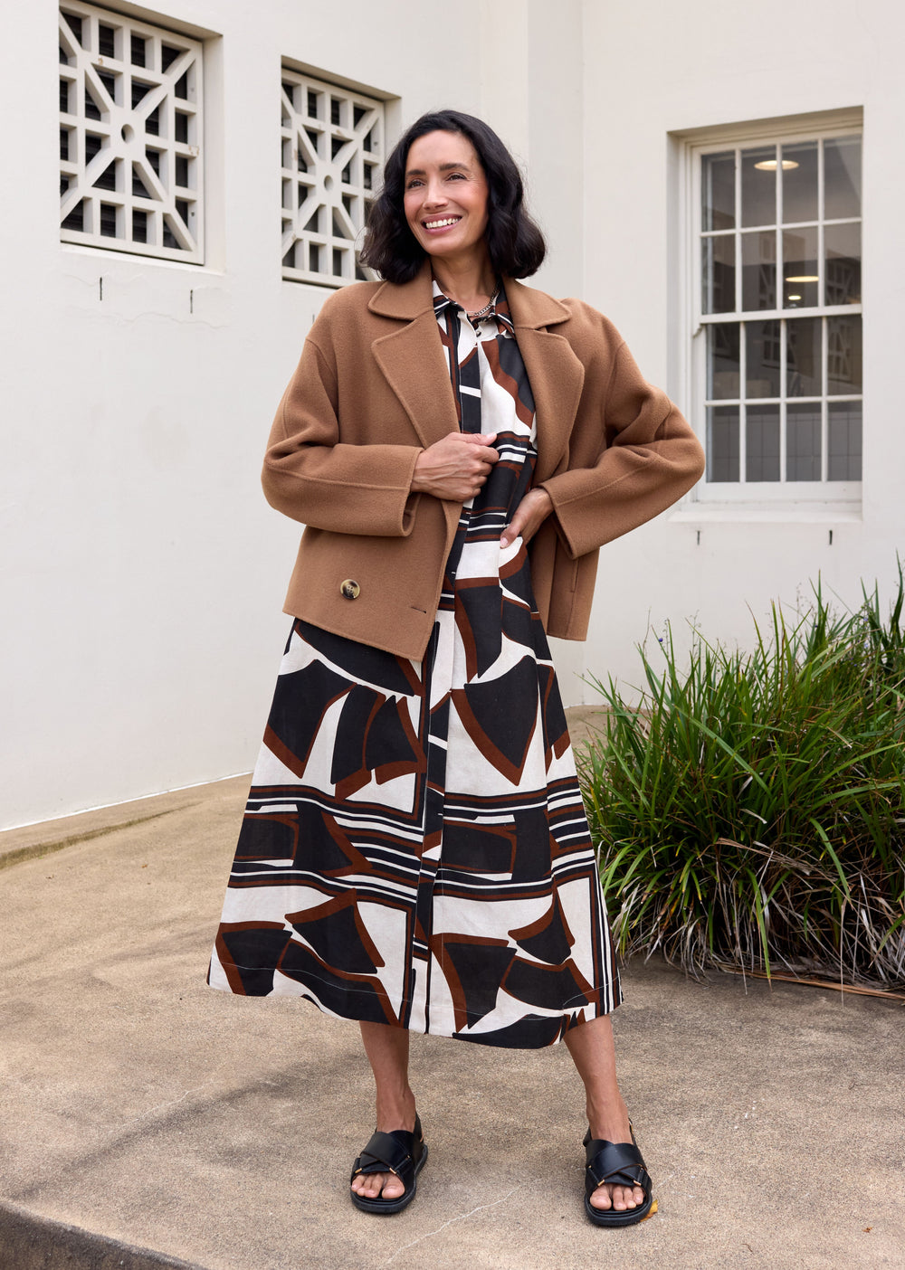 WINSLOW CROP JACKET - CAMEL