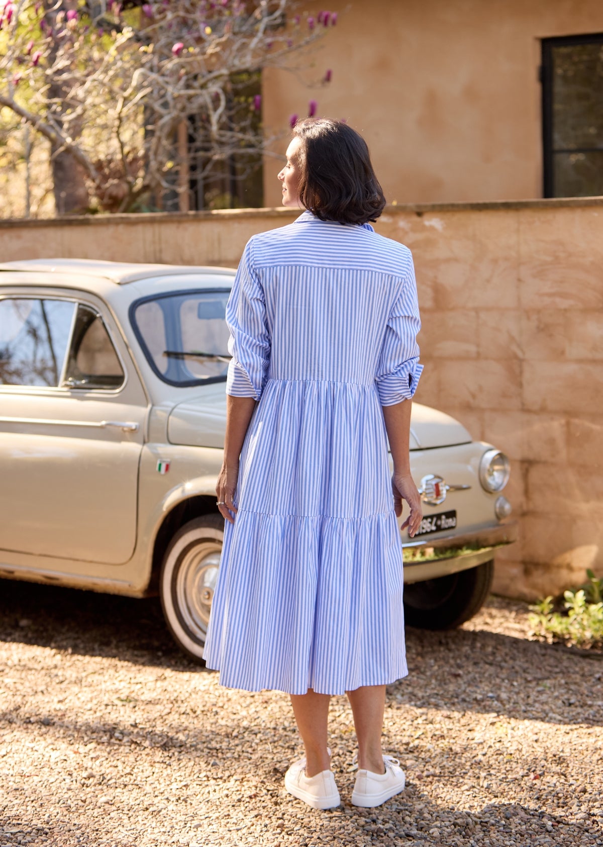 JASMINE SHIRTDRESS - SKY BLUE