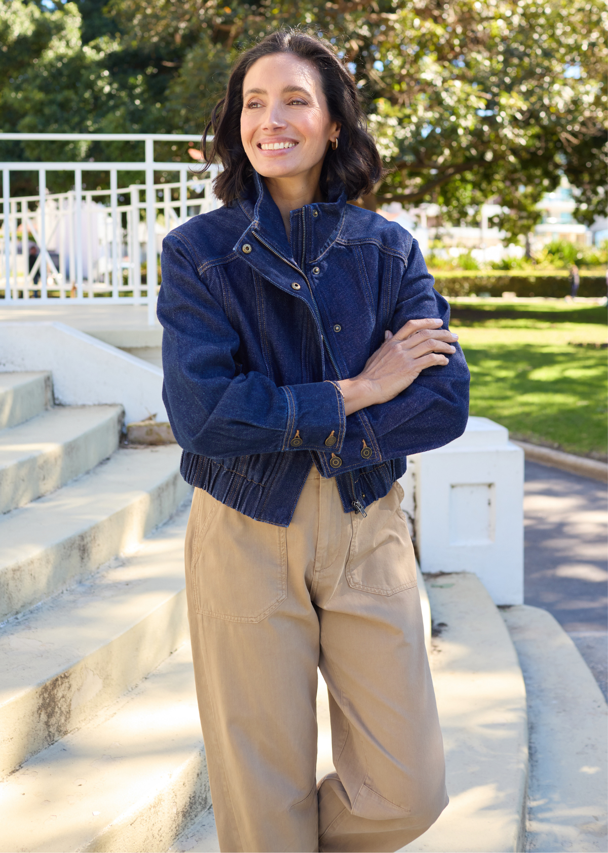 ARDEN DENIM JACKET - INDIGO