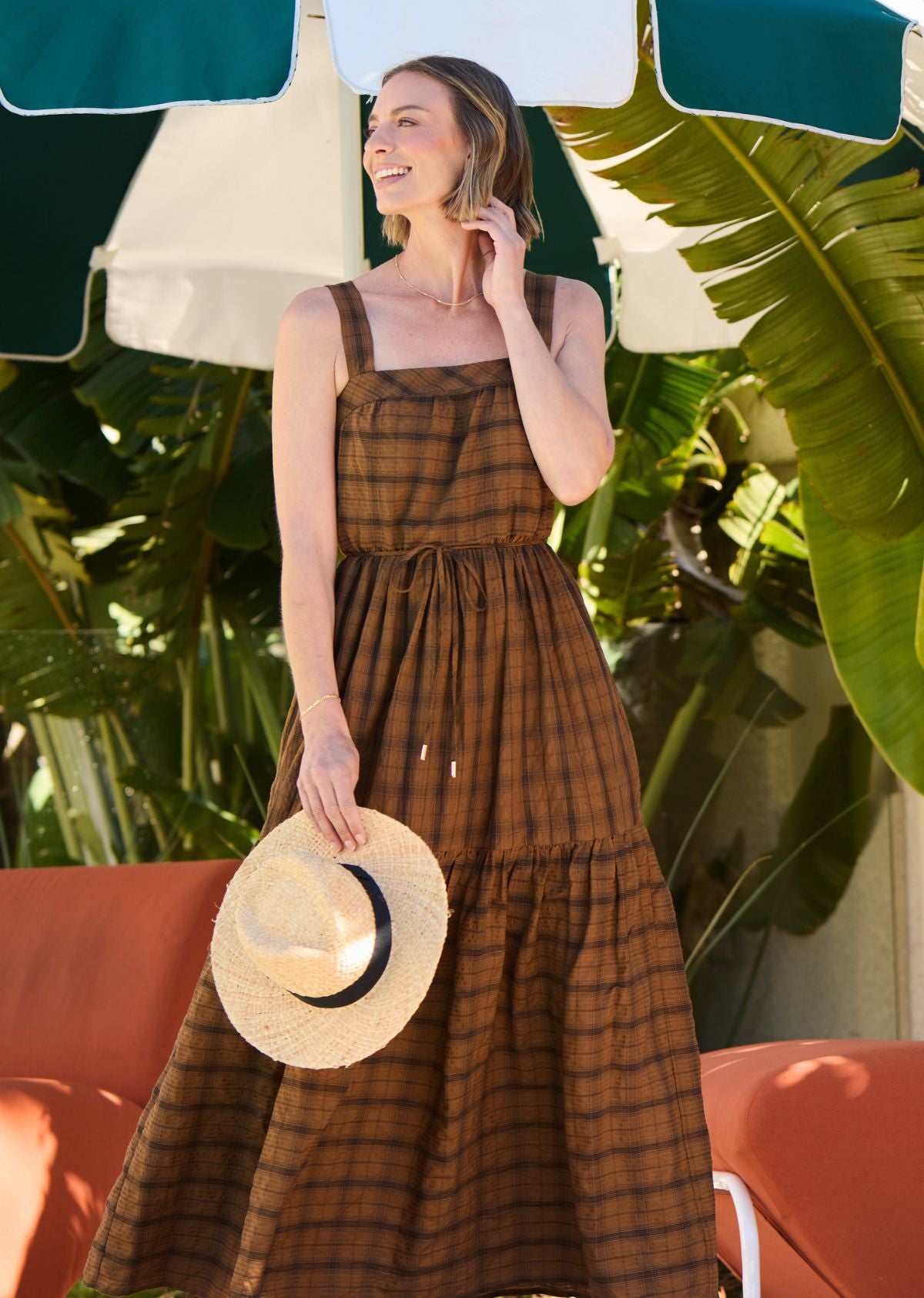 HELENE DRESS - CHOCOLATE