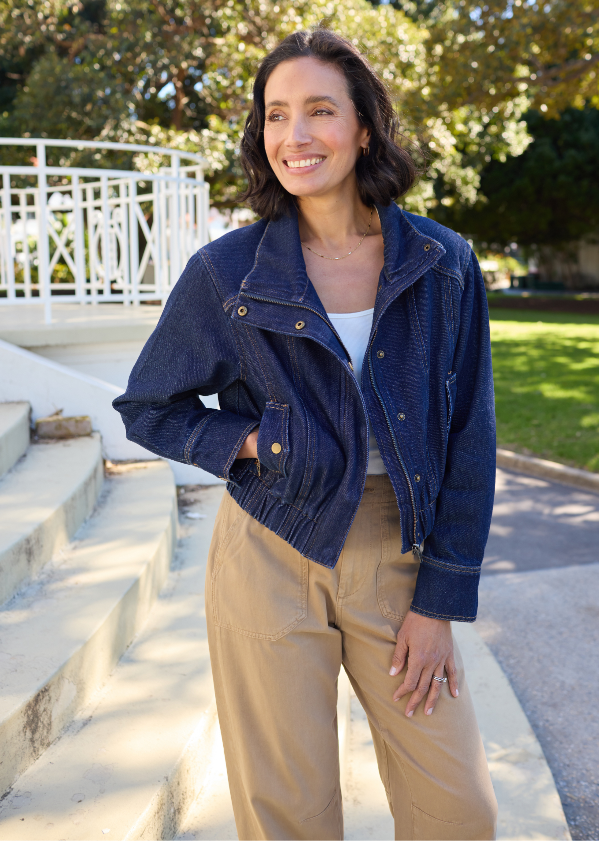 ARDEN DENIM JACKET - INDIGO