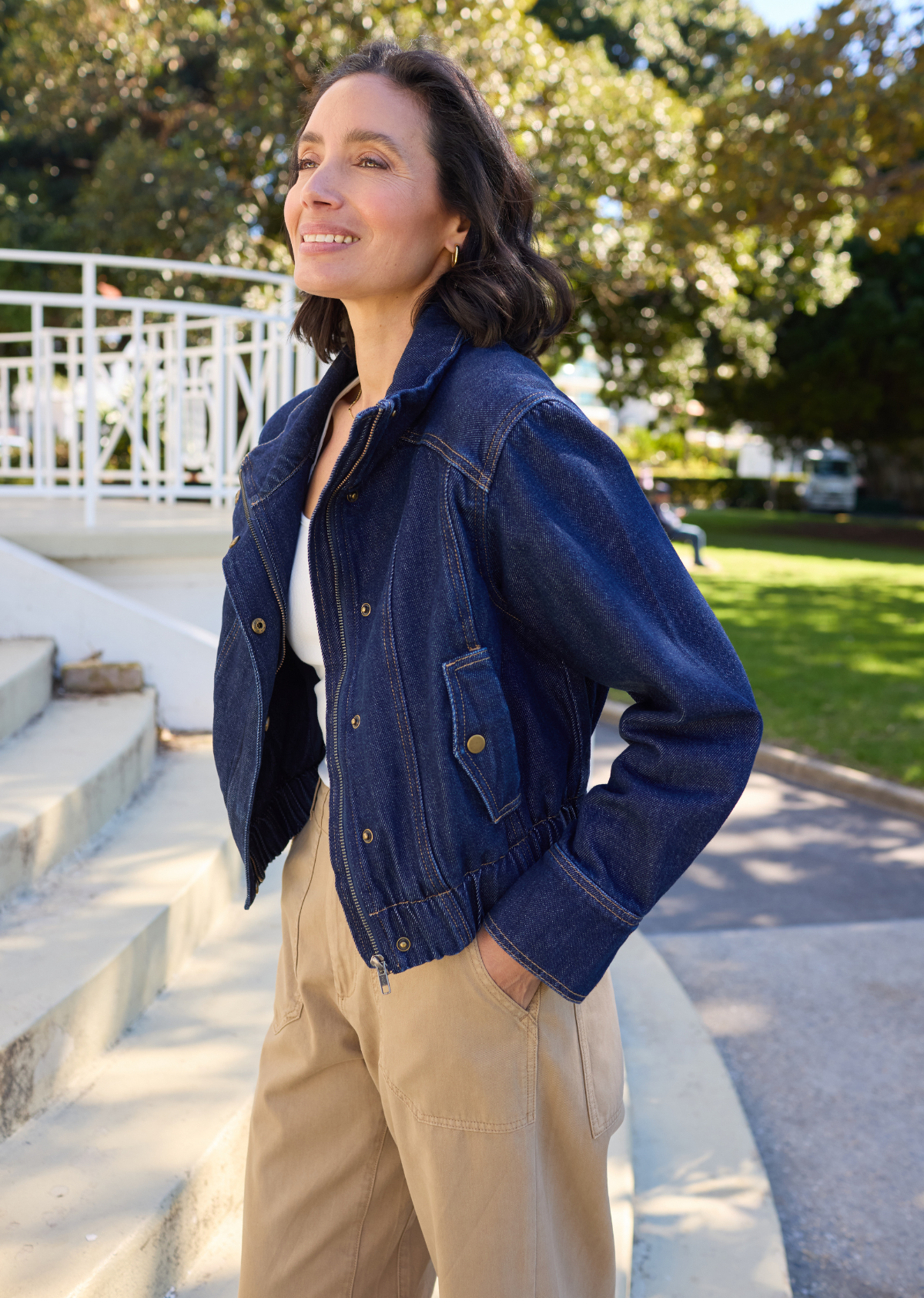 ARDEN DENIM JACKET - INDIGO