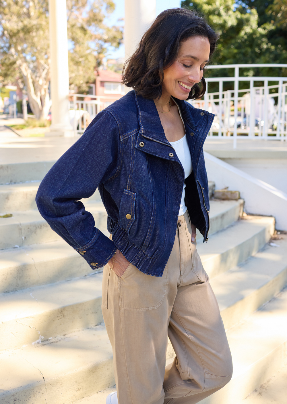 ARDEN DENIM JACKET - INDIGO