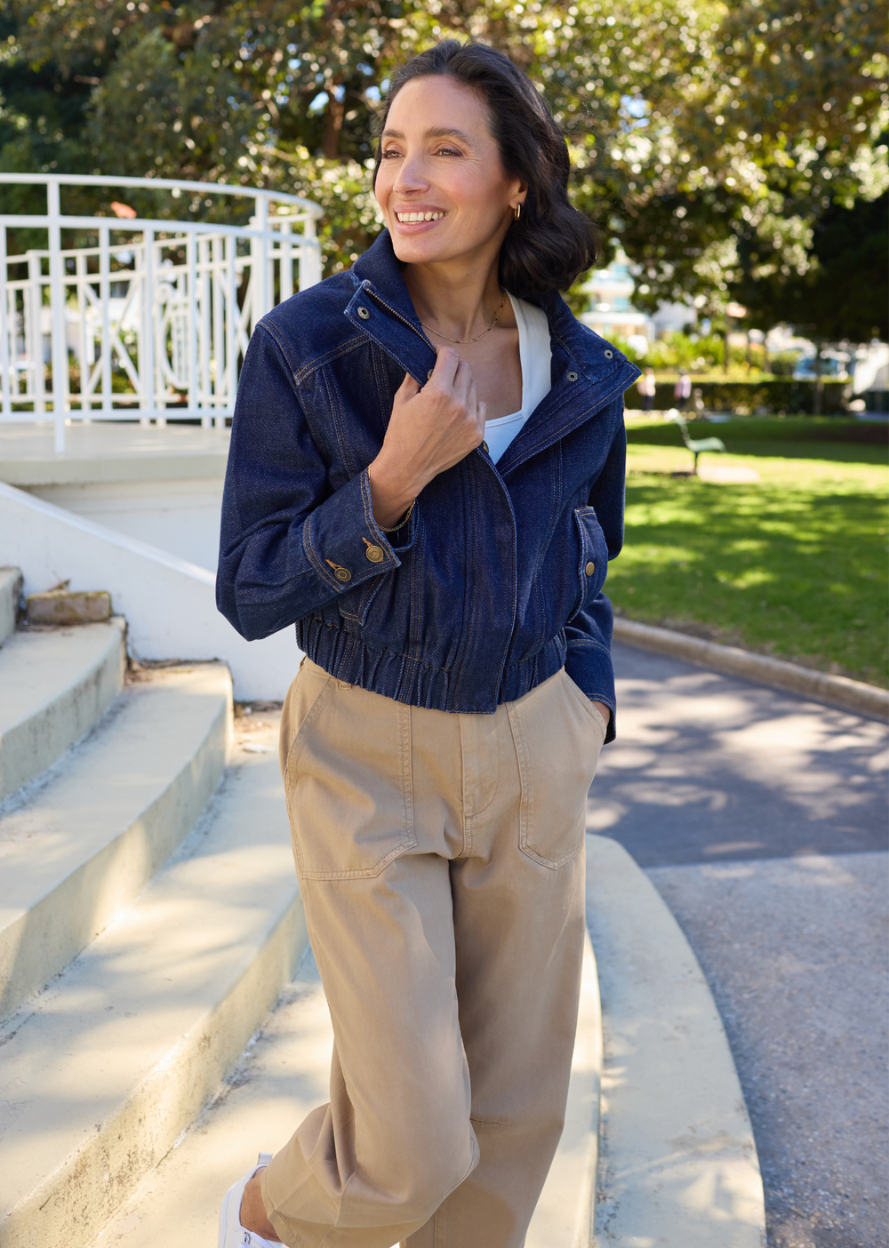 ARDEN DENIM JACKET - INDIGO