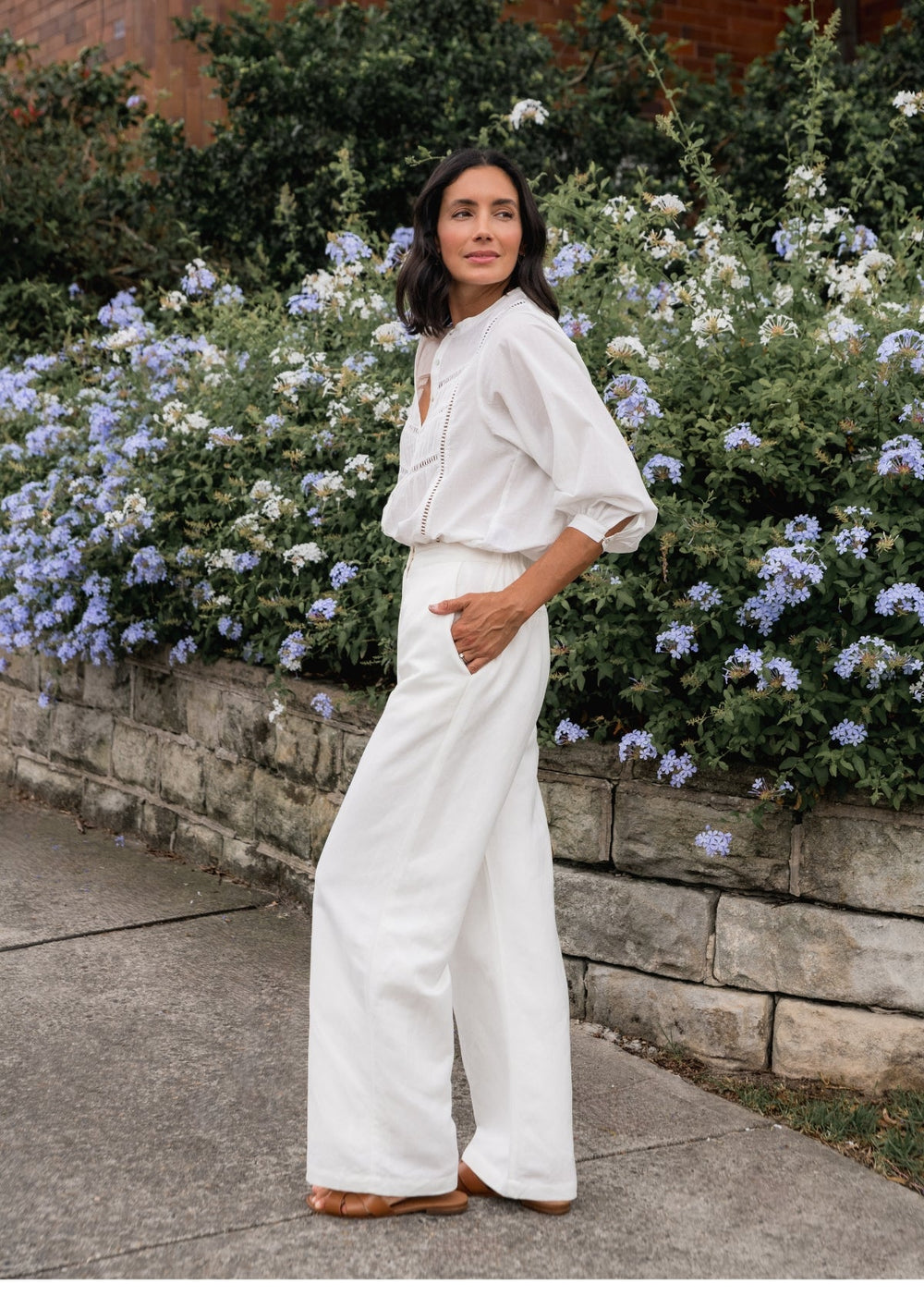 ESTELLA PANT - IVORY