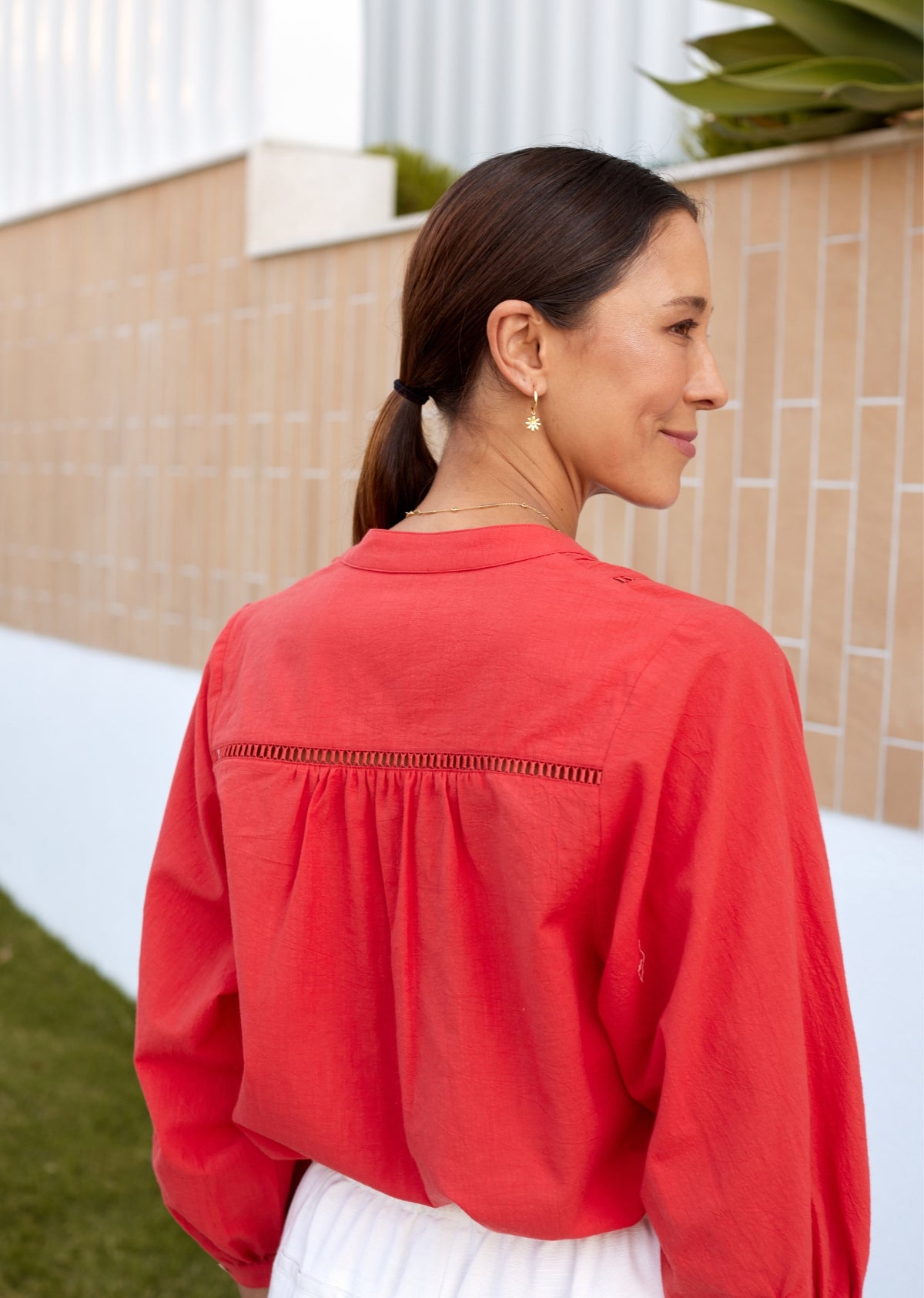 PALOMA SHIRT - TOMATO