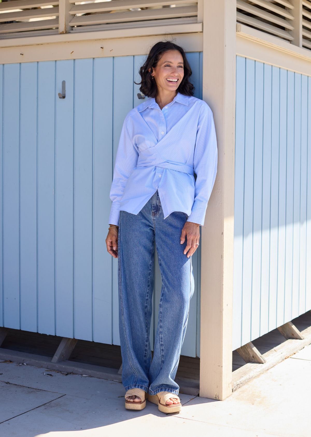 BRIGETTE SHIRT - LIGHT BLUE