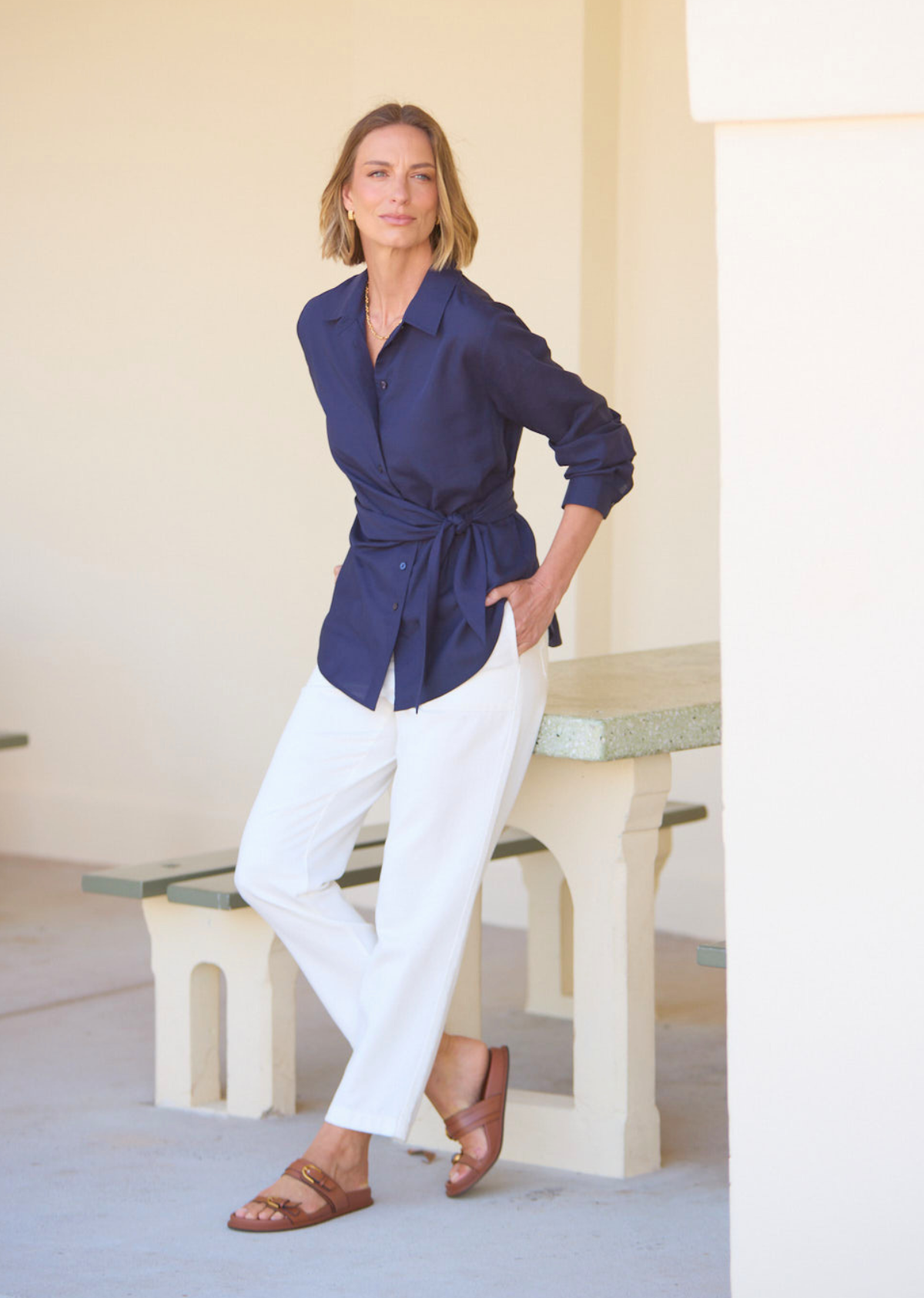 ISADORA SHIRT - FRENCH NAVY