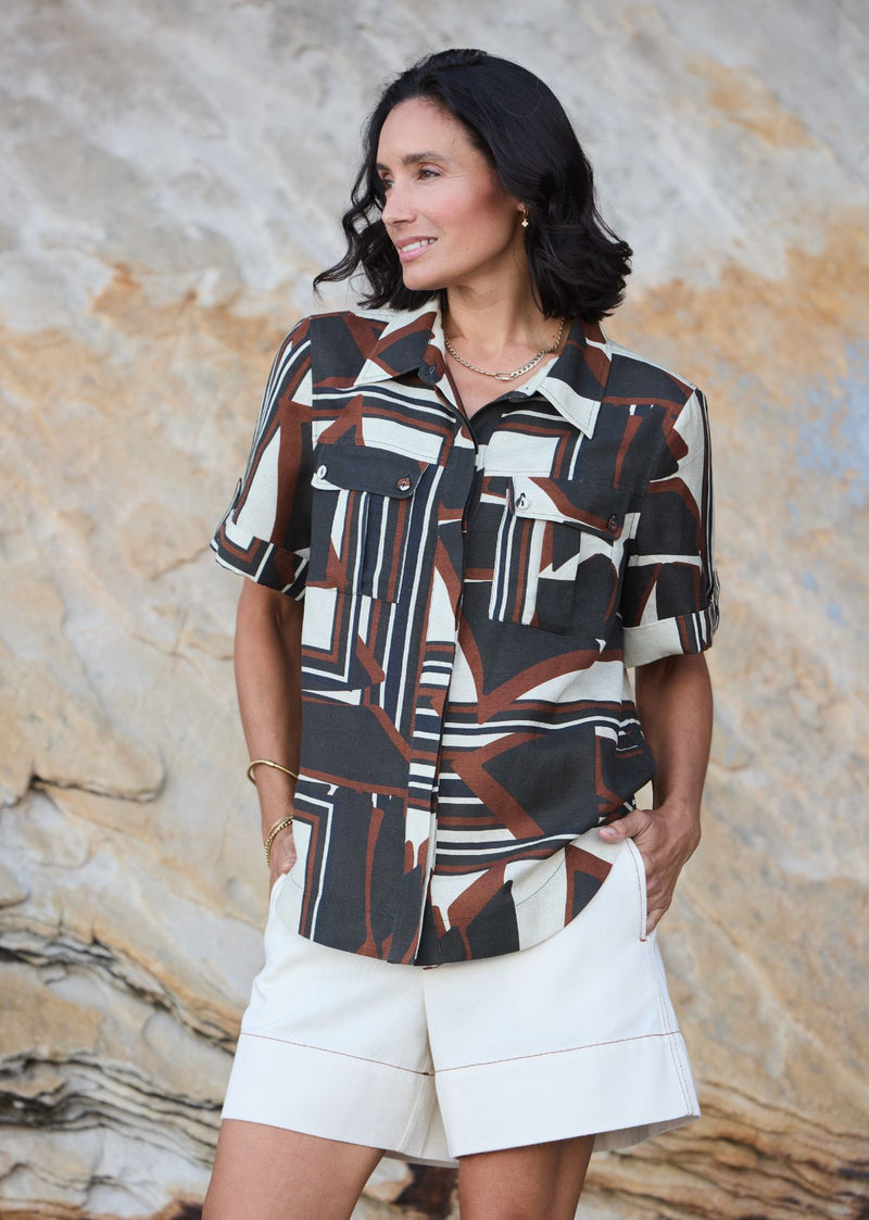 SABINE SHIRT - INES PRINT
