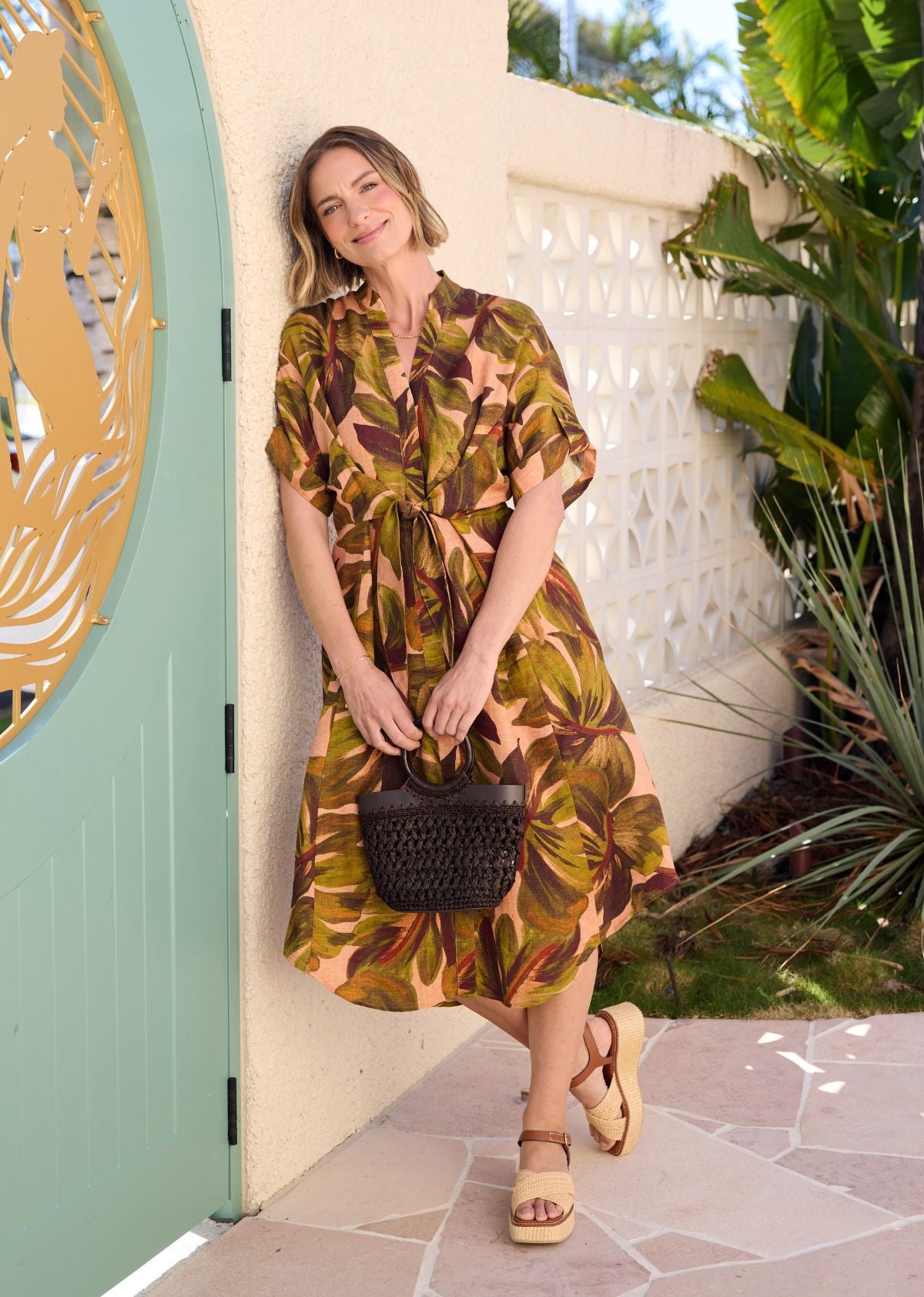 CHLOE MIDI DRESS - ALESSIA PRINT