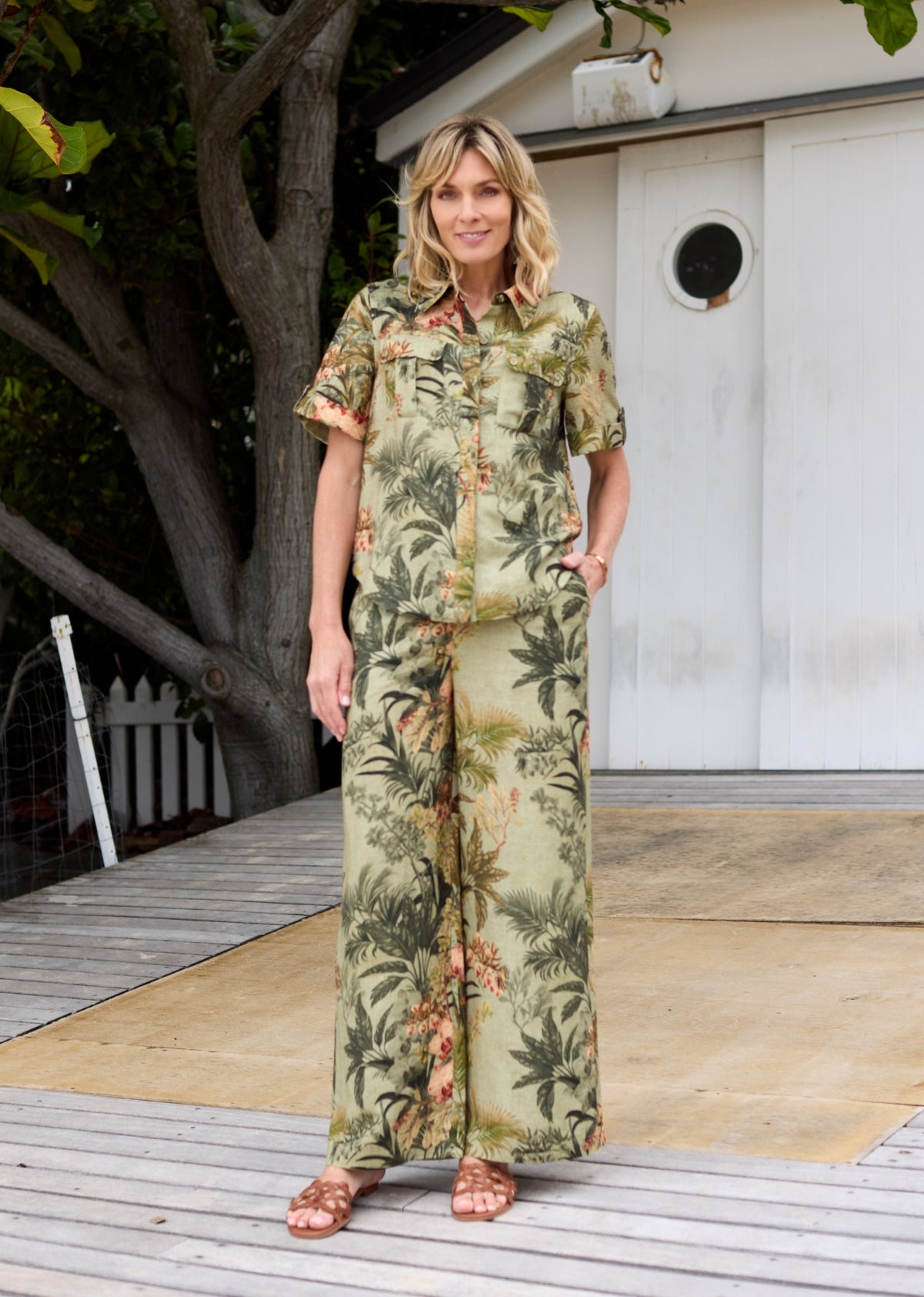 SABINE SHIRT - ISOLA PRINT
