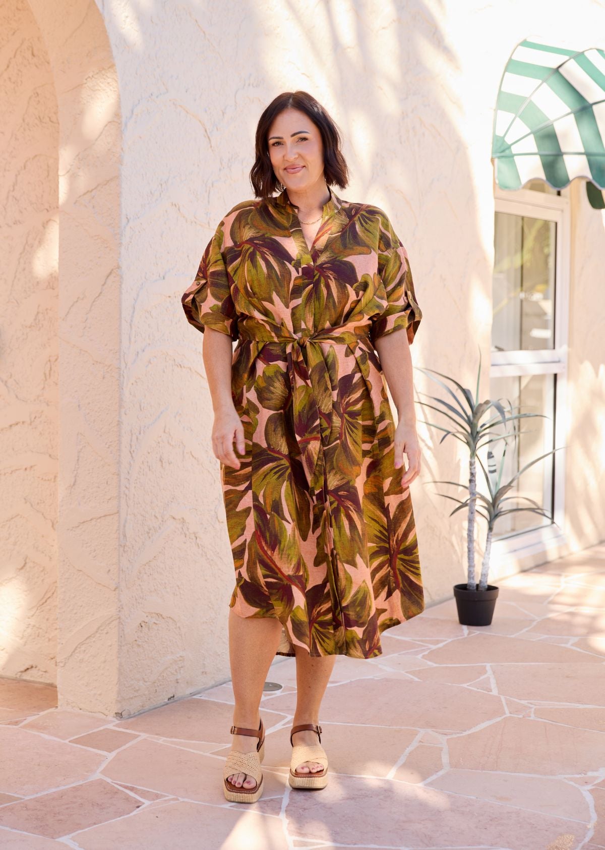 CHLOE MIDI DRESS - ALESSIA PRINT