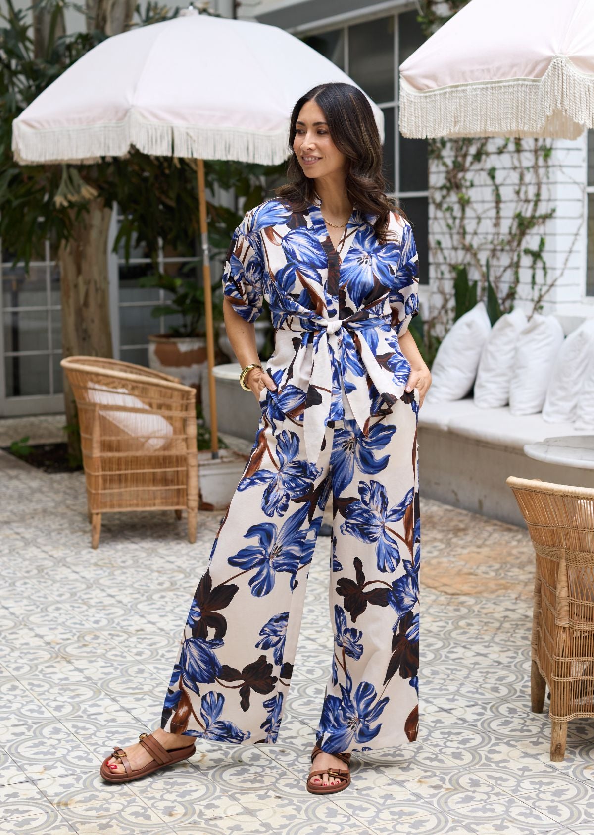 FENTON PANT - DELPHINE PRINT