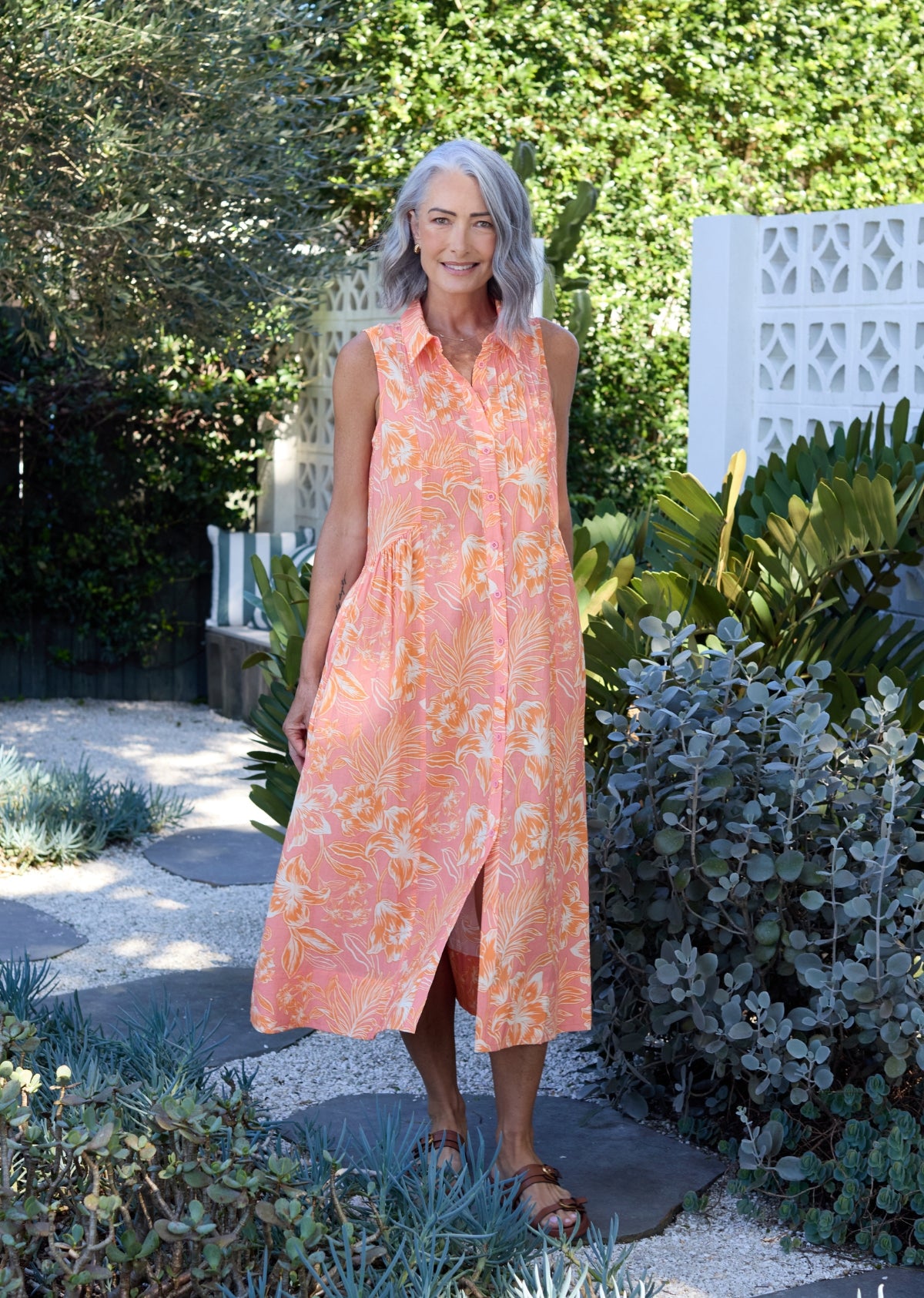 CORINNE SHIRTDRESS - AURELIA PRINT - PETITE