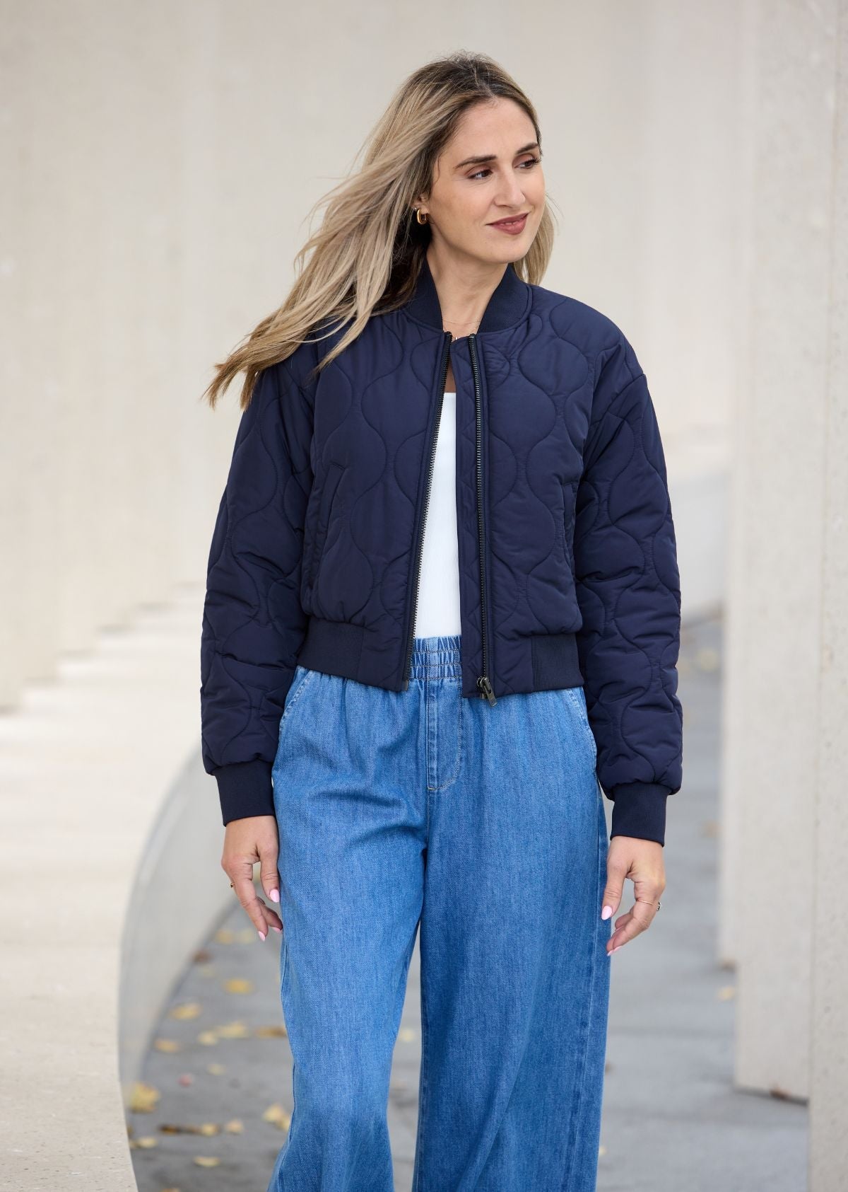 HATTIE DENIM PANT - MID BLUE