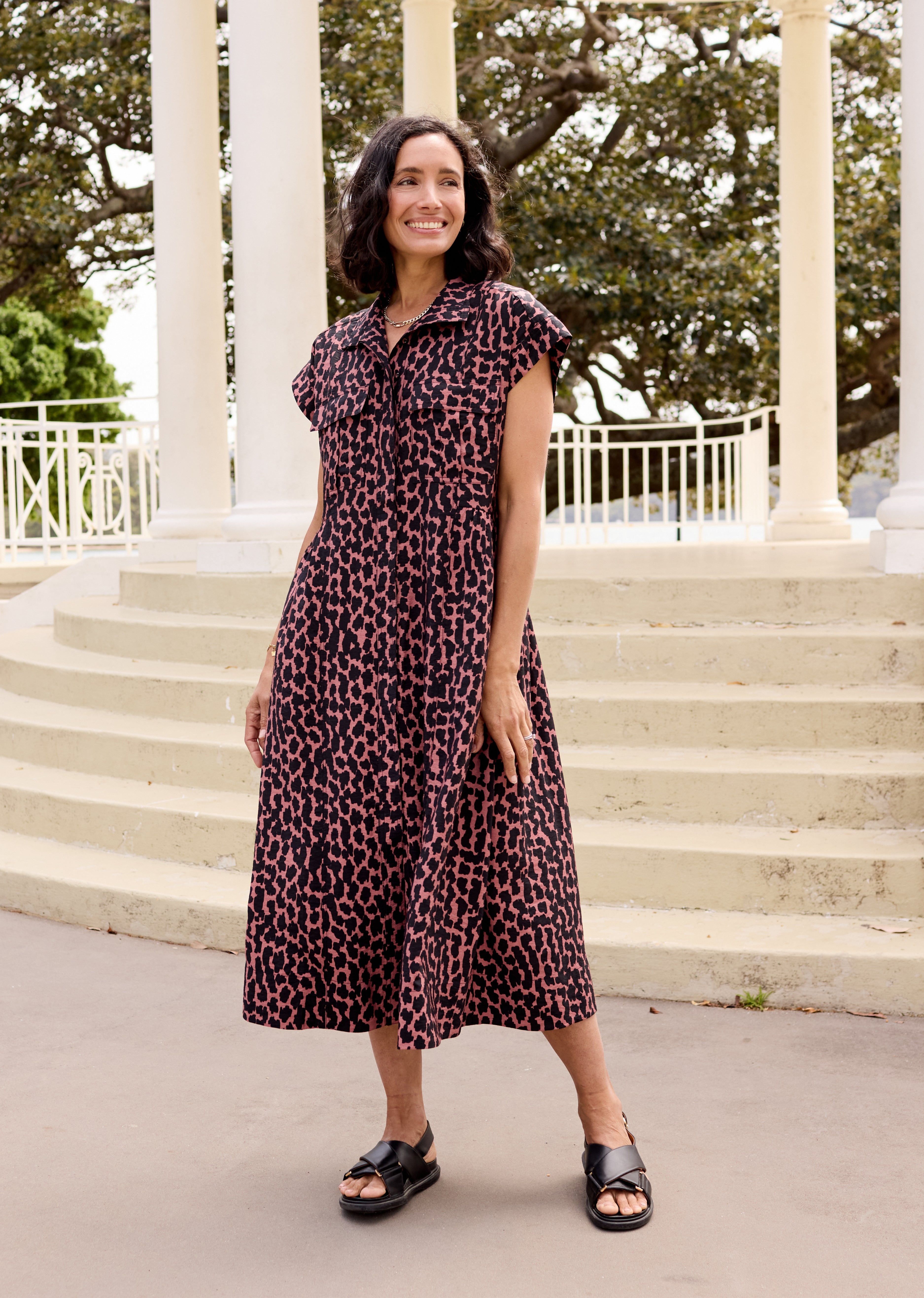 AMELIE DRESS - SORAYA PRINT – M A Y E