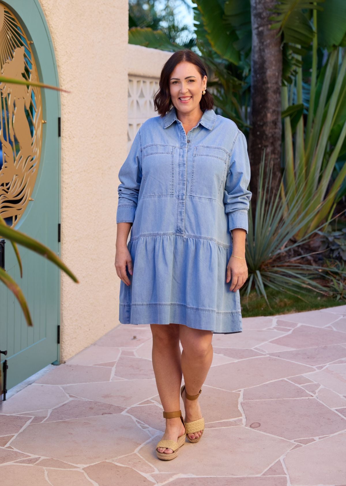 LUCIANA DRESS - LIGHT BLUE
