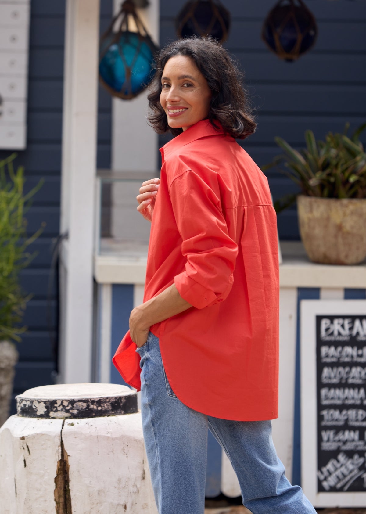 GIGI SHIRT - TOMATO