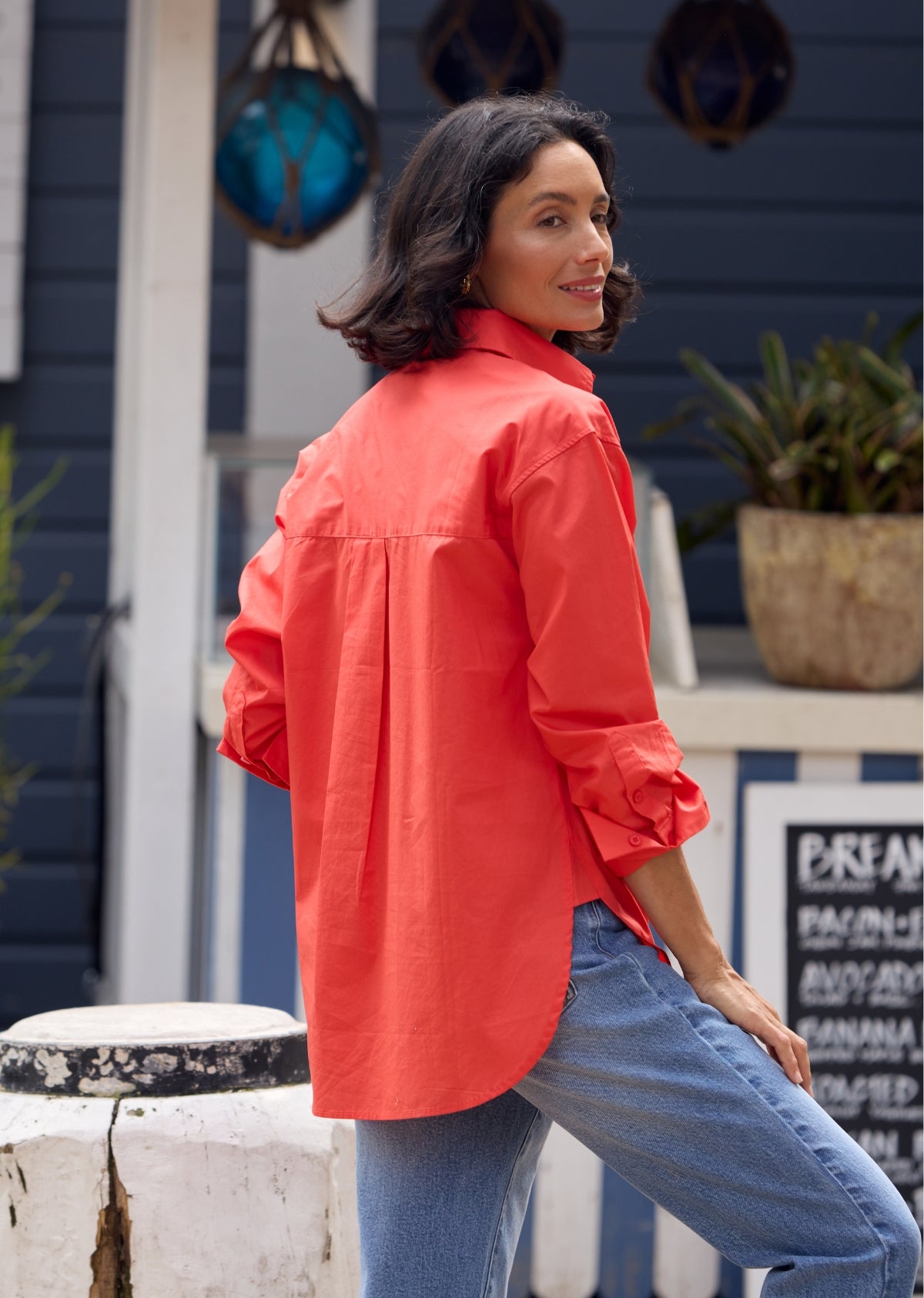 GIGI SHIRT - TOMATO