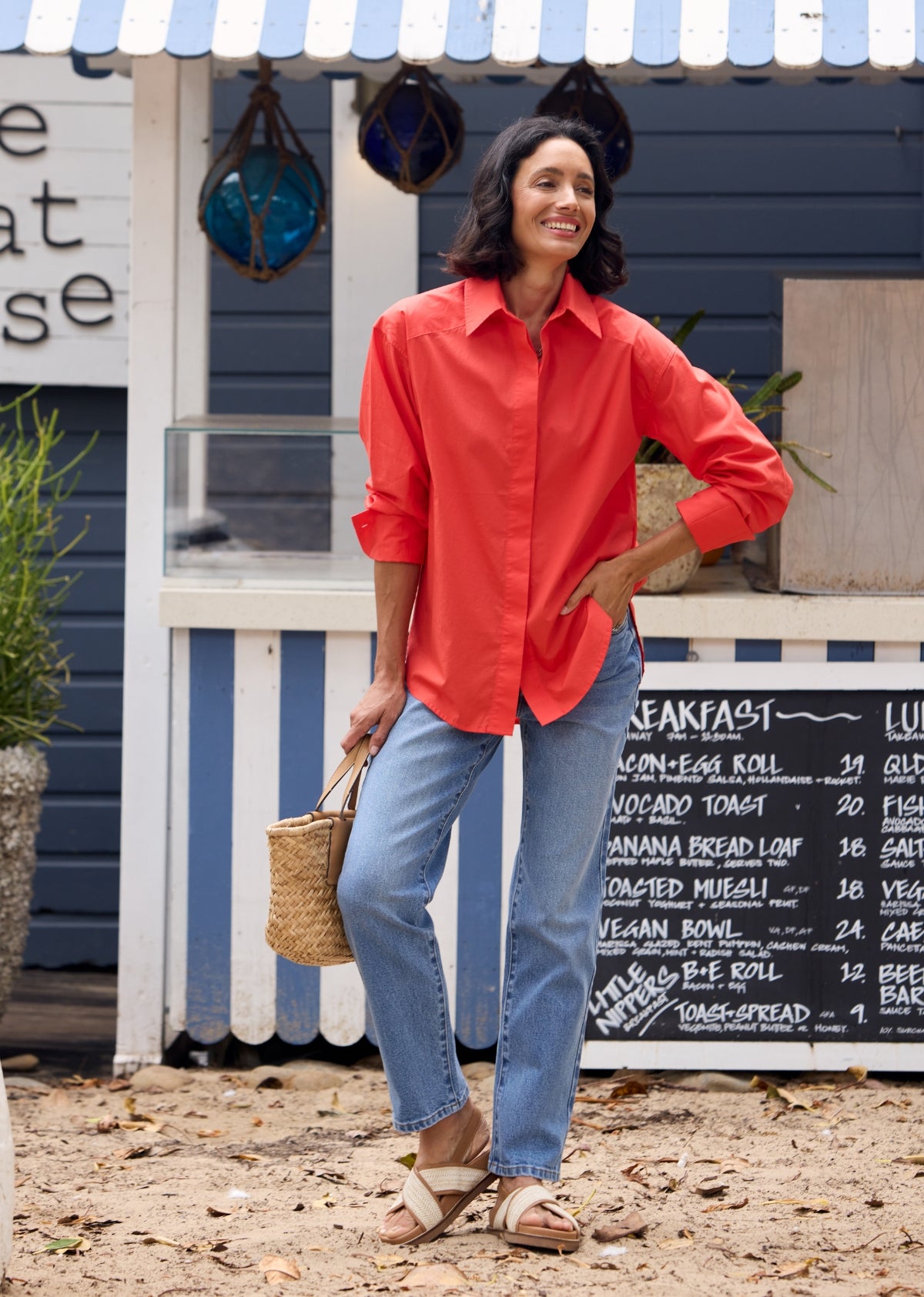 GIGI SHIRT - TOMATO