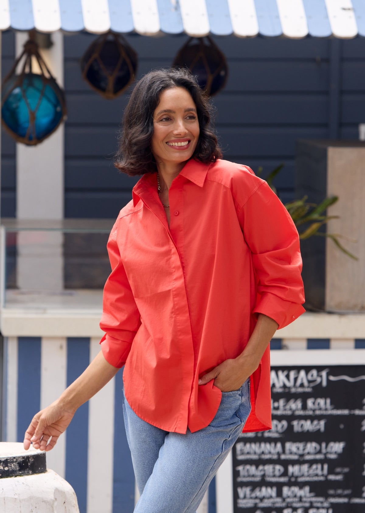 GIGI SHIRT - TOMATO