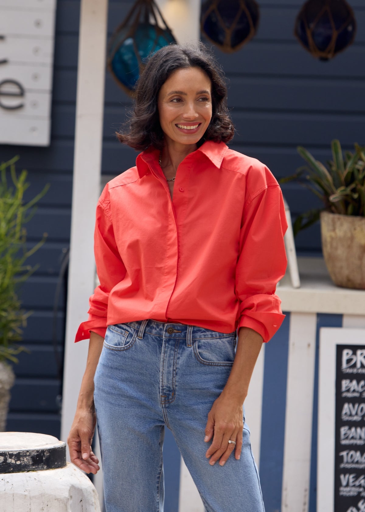 GIGI SHIRT - TOMATO