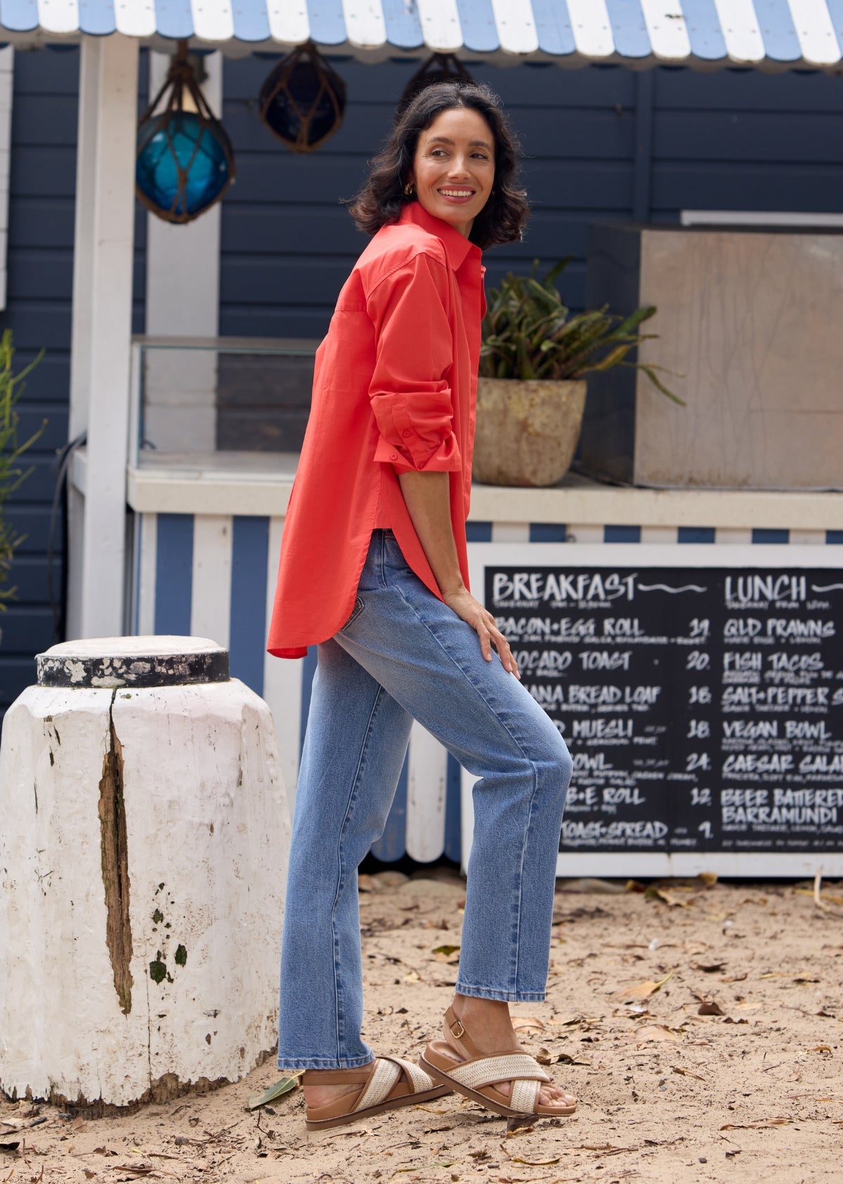 GIGI SHIRT - TOMATO
