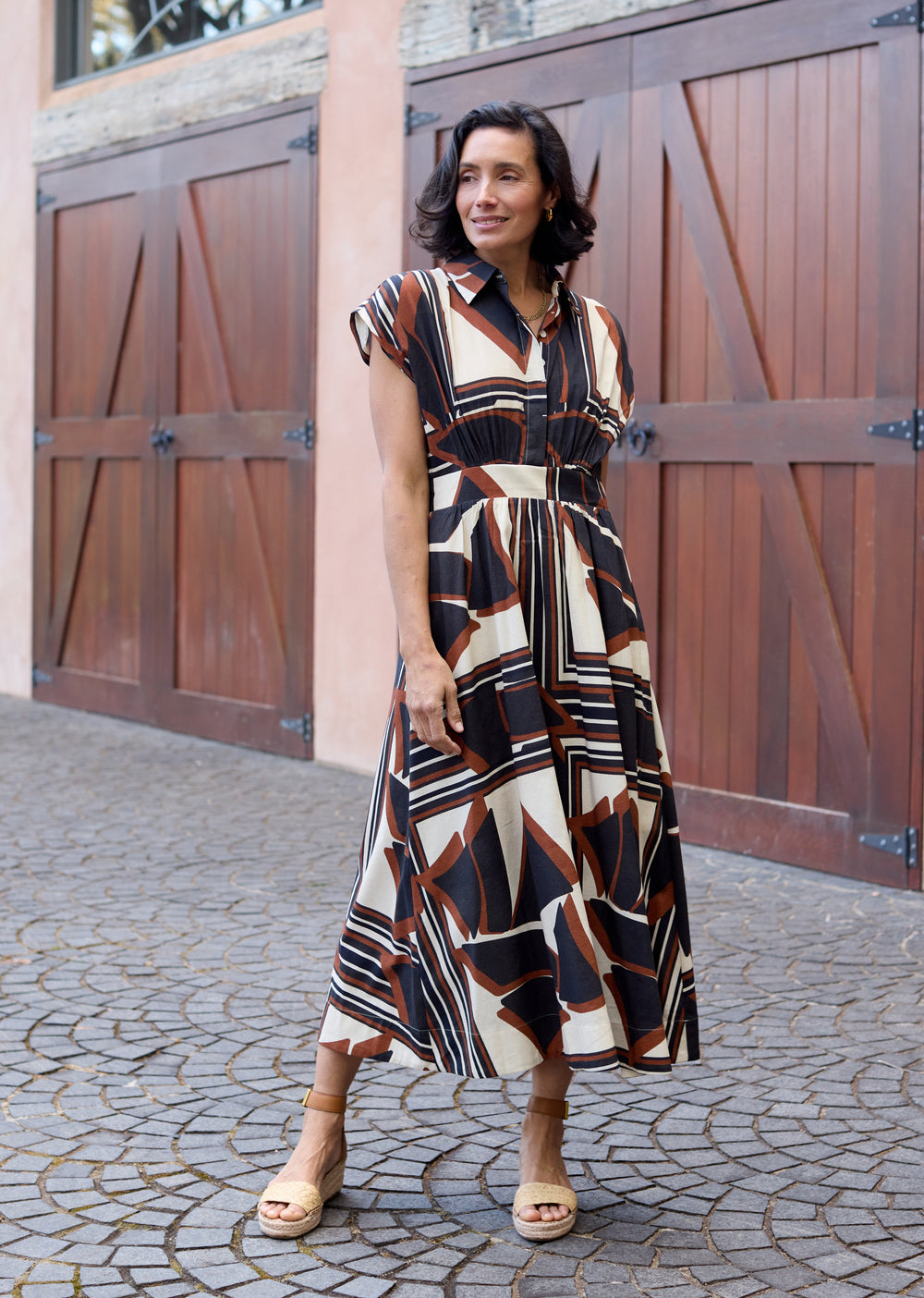 SORRENTO DRESS - INES PRINT