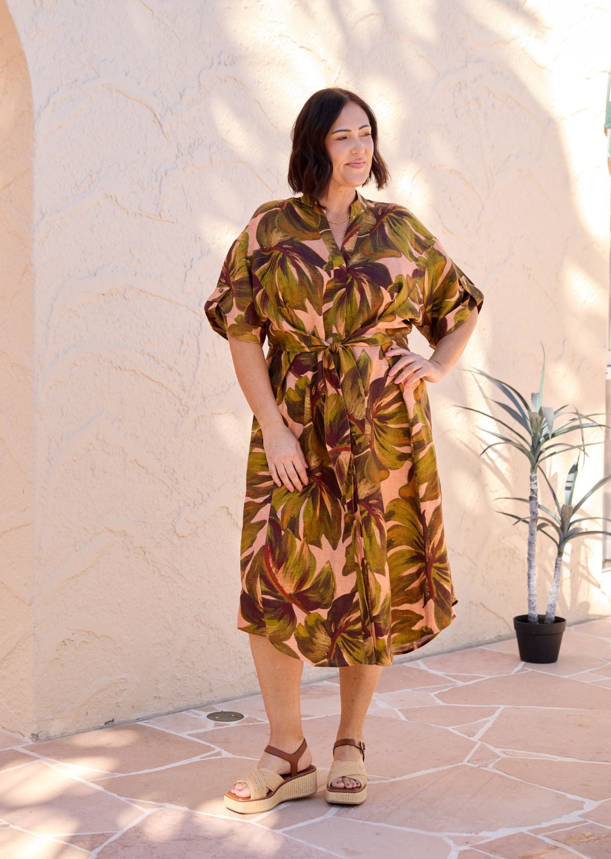 CHLOE MIDI DRESS - ALESSIA PRINT