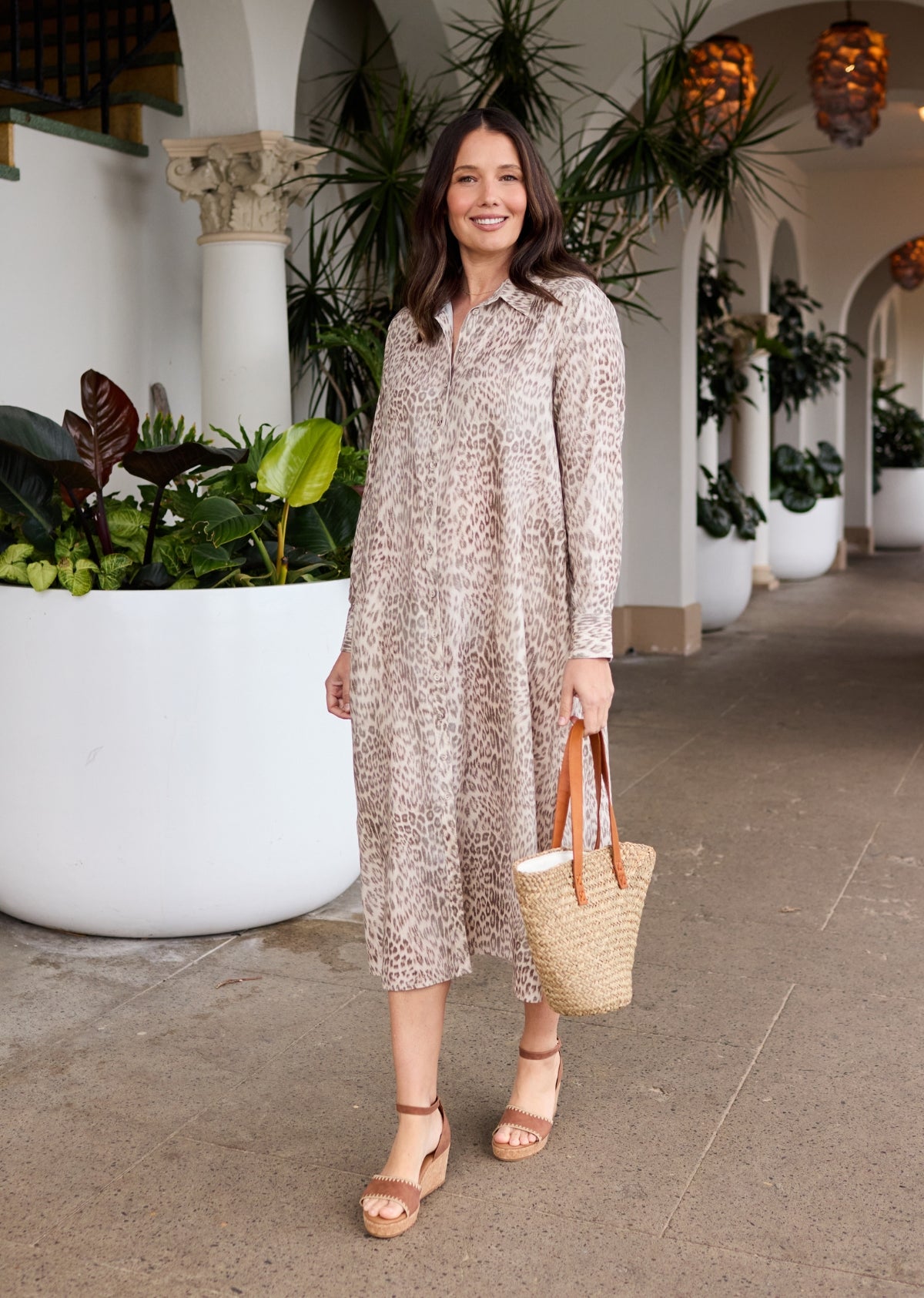ISSA SHIRTDRESS - NALA PRINT