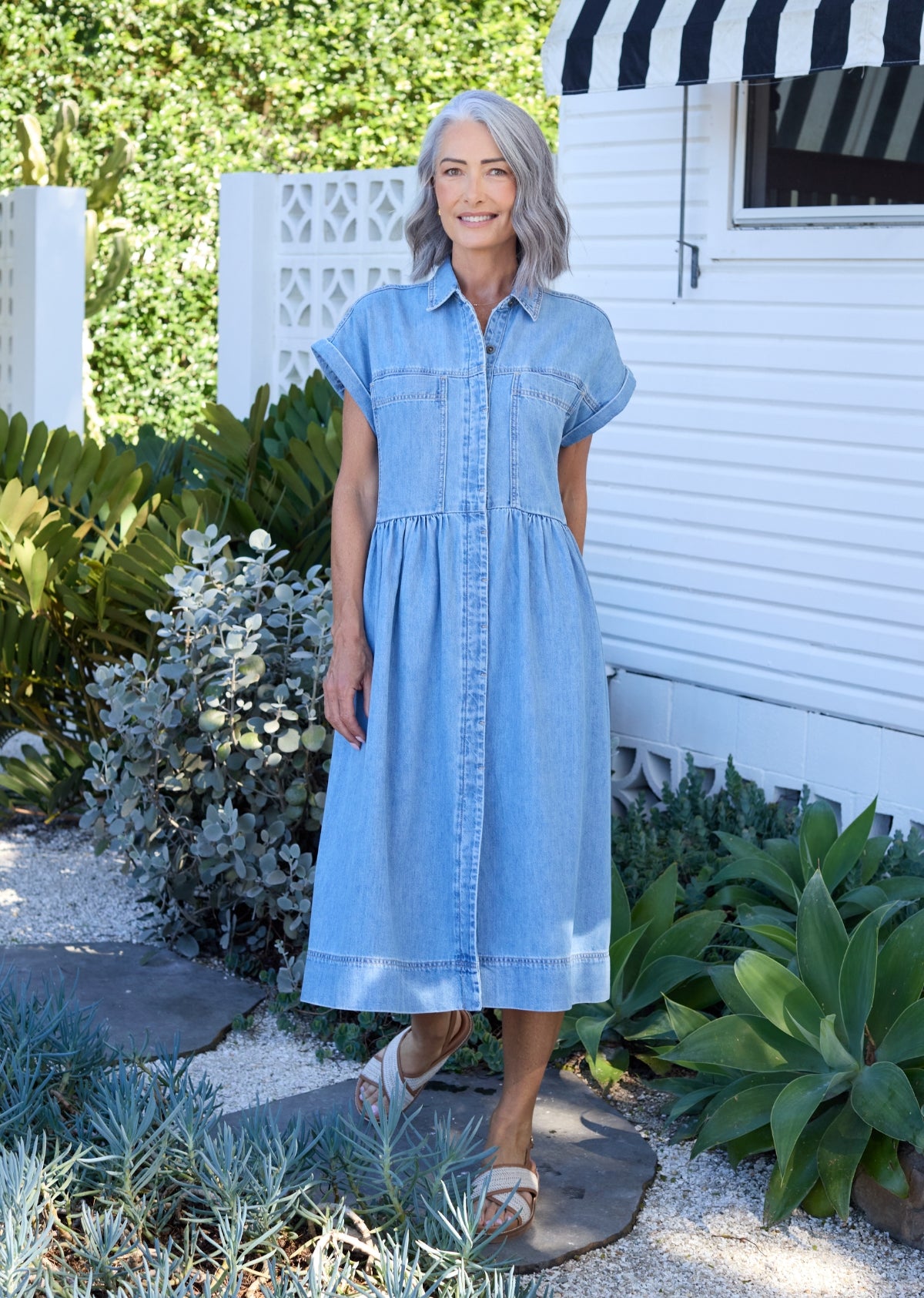 HARPER DENIM DRESS