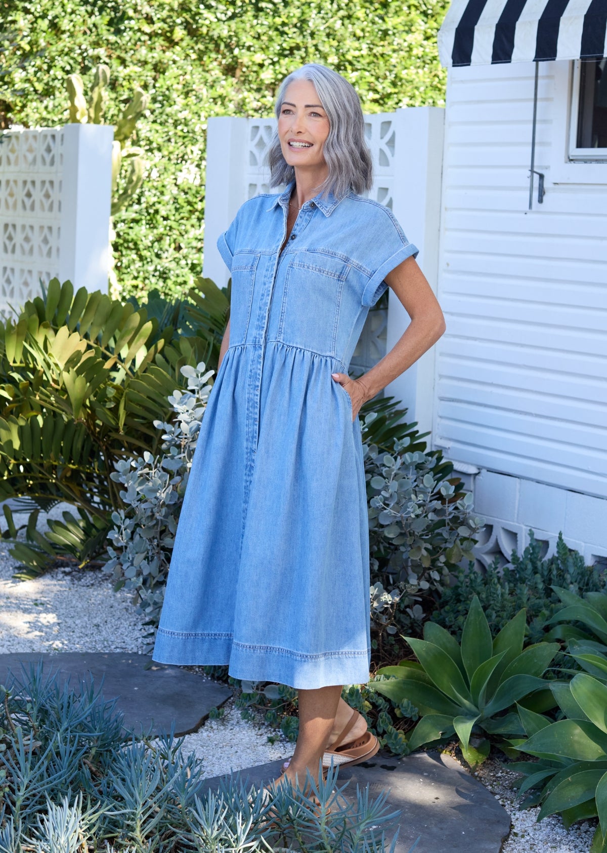 HARPER DENIM DRESS