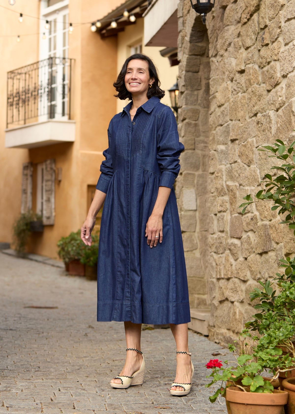 SUSIE DENIM SHIRTDRESS – M A Y E