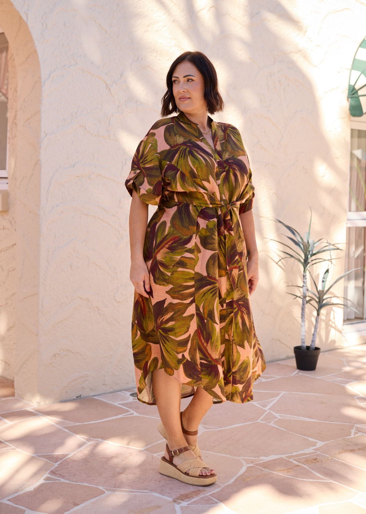 CHLOE MIDI DRESS - ALESSIA PRINT