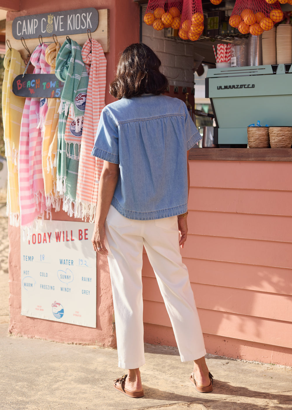 SADIE DENIM SHIRT - LIGHT BLUE