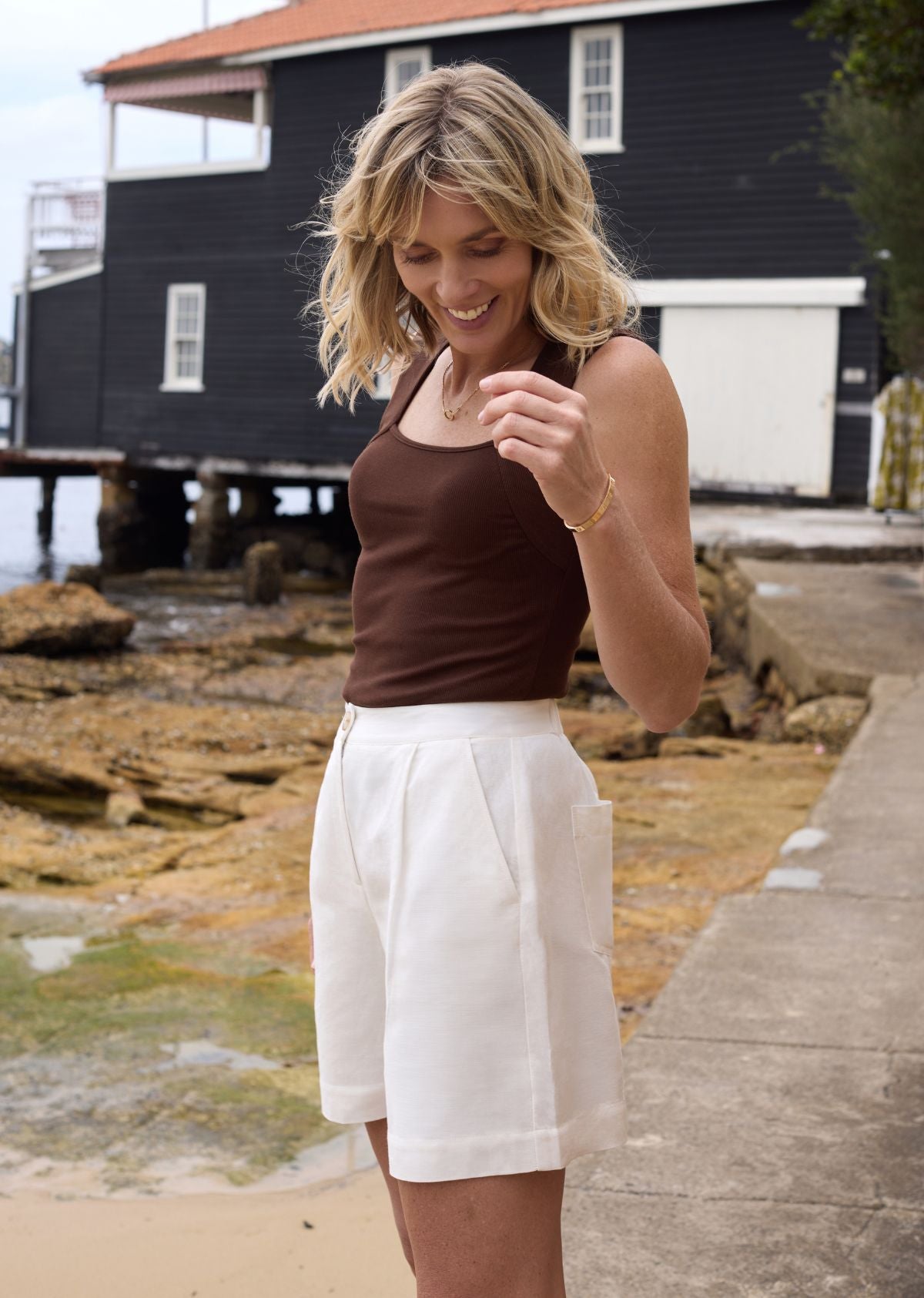 HOLLY SHORT - IVORY