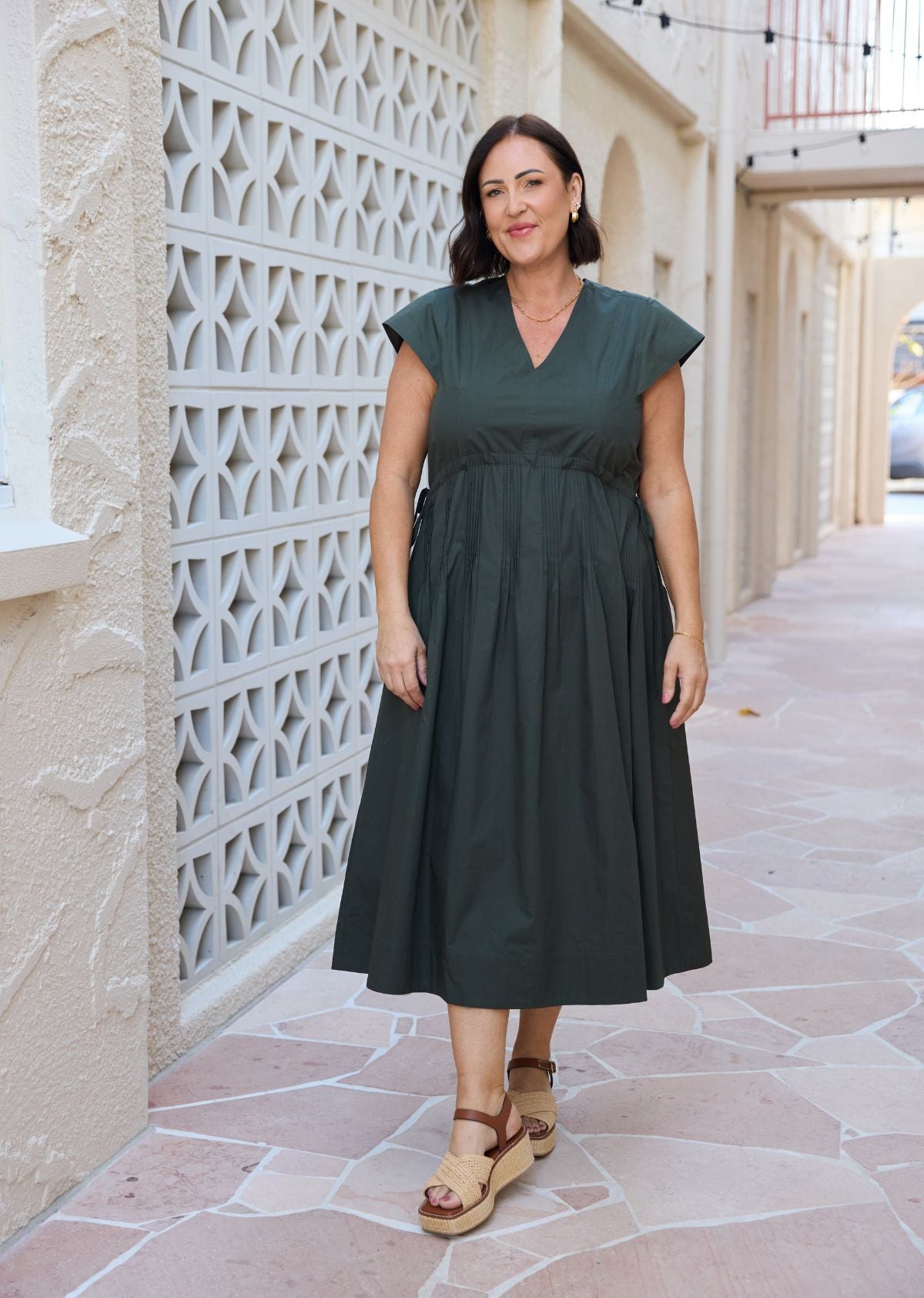TAYLOR DRESS - FOREST