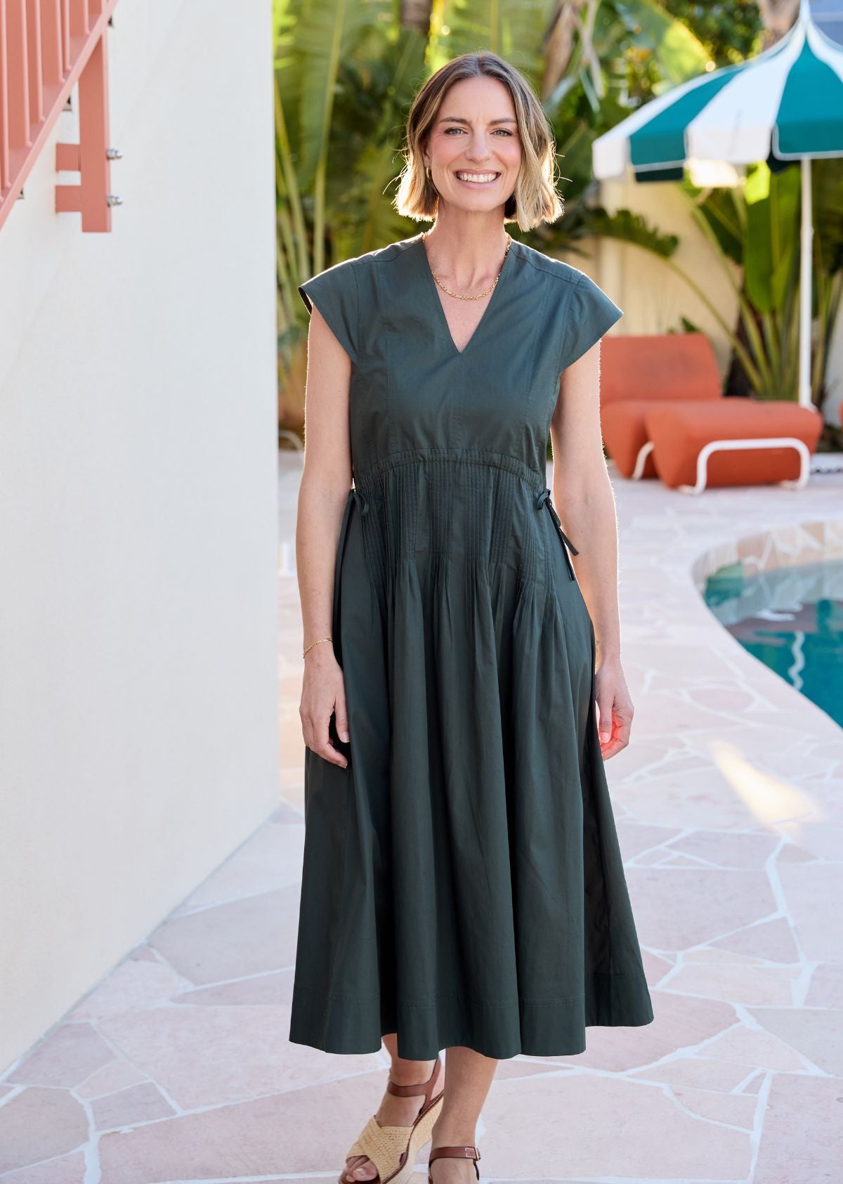 TAYLOR DRESS - FOREST