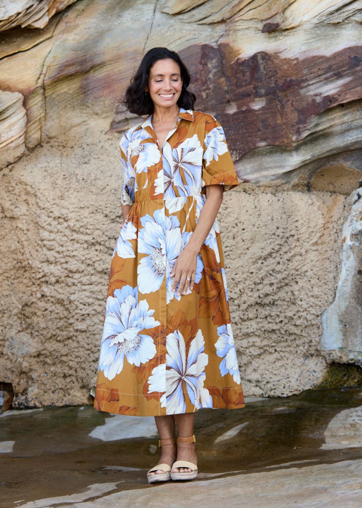 ADELE SHIRTDRESS - MARIPOSA PRINT
