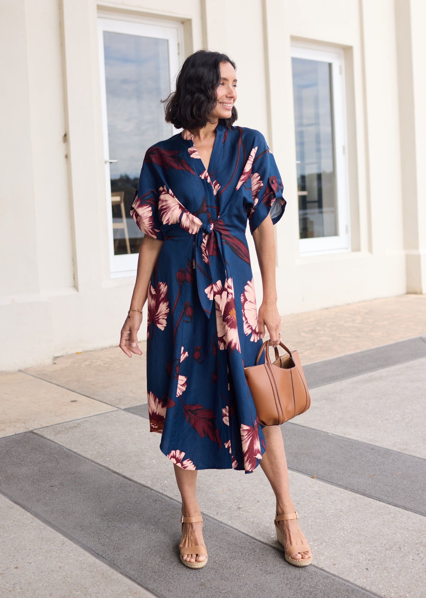 CHLOE MIDI DRESS - ARABELLA PRINT - PETITE