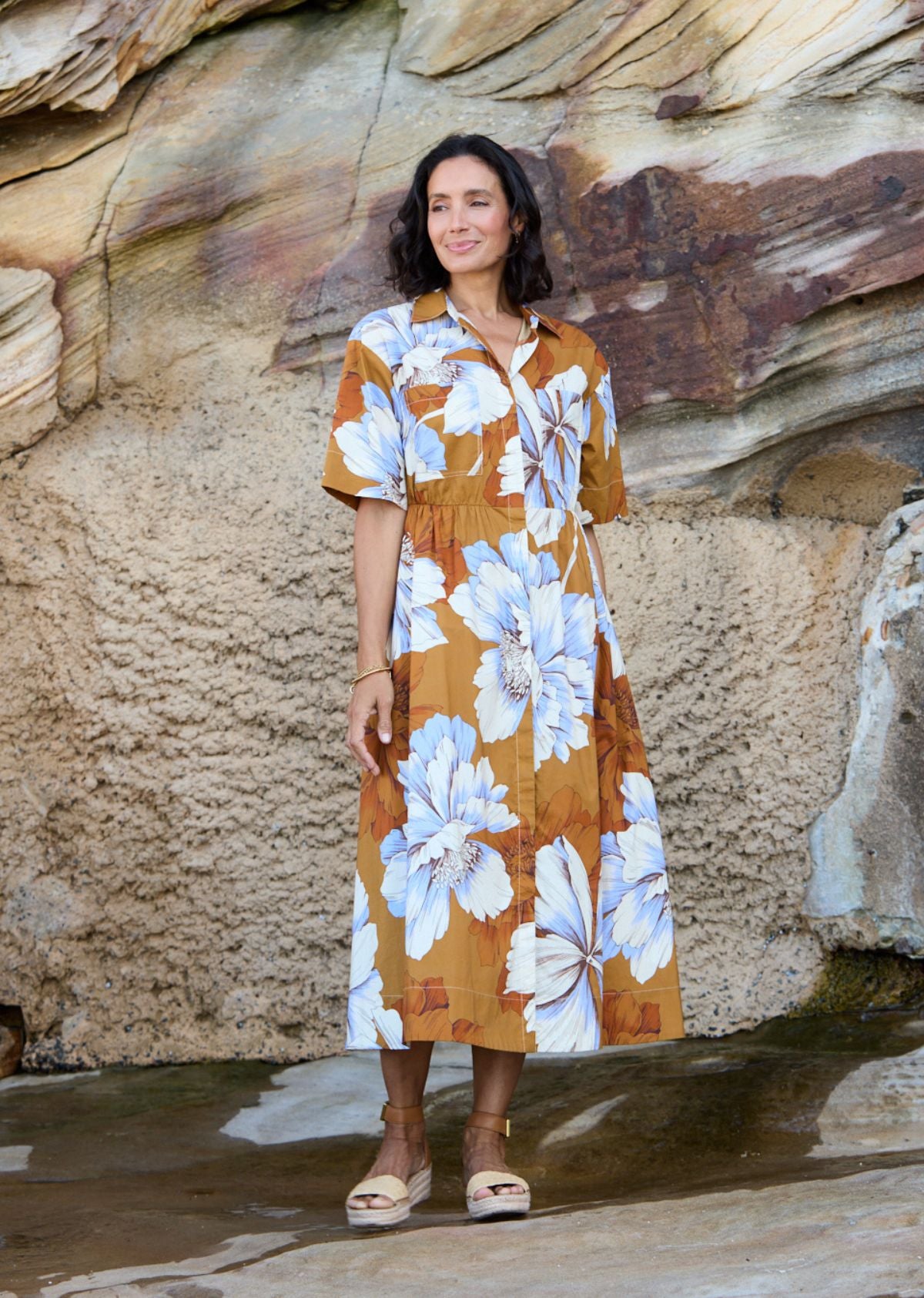 ADELE SHIRTDRESS - MARIPOSA PRINT