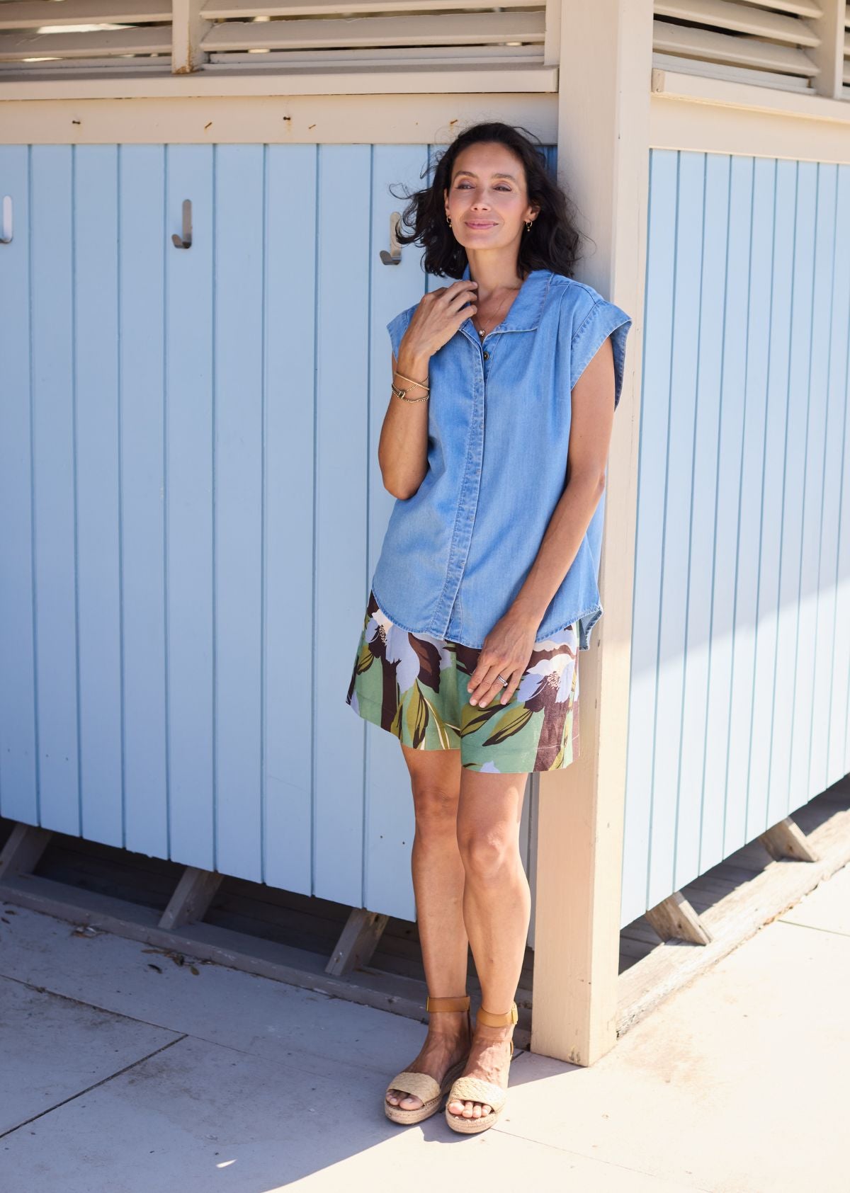 ANNIE LIGHT DENIM SHIRT