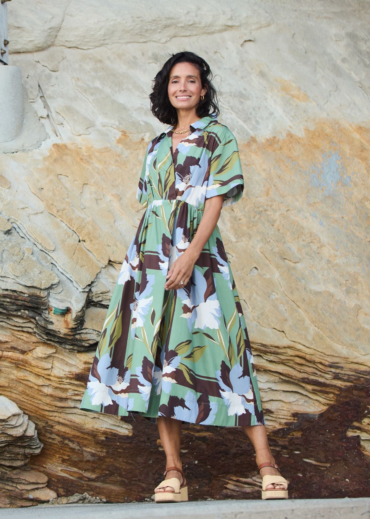FREYA SHIRTDRESS - LA PALMA PRINT